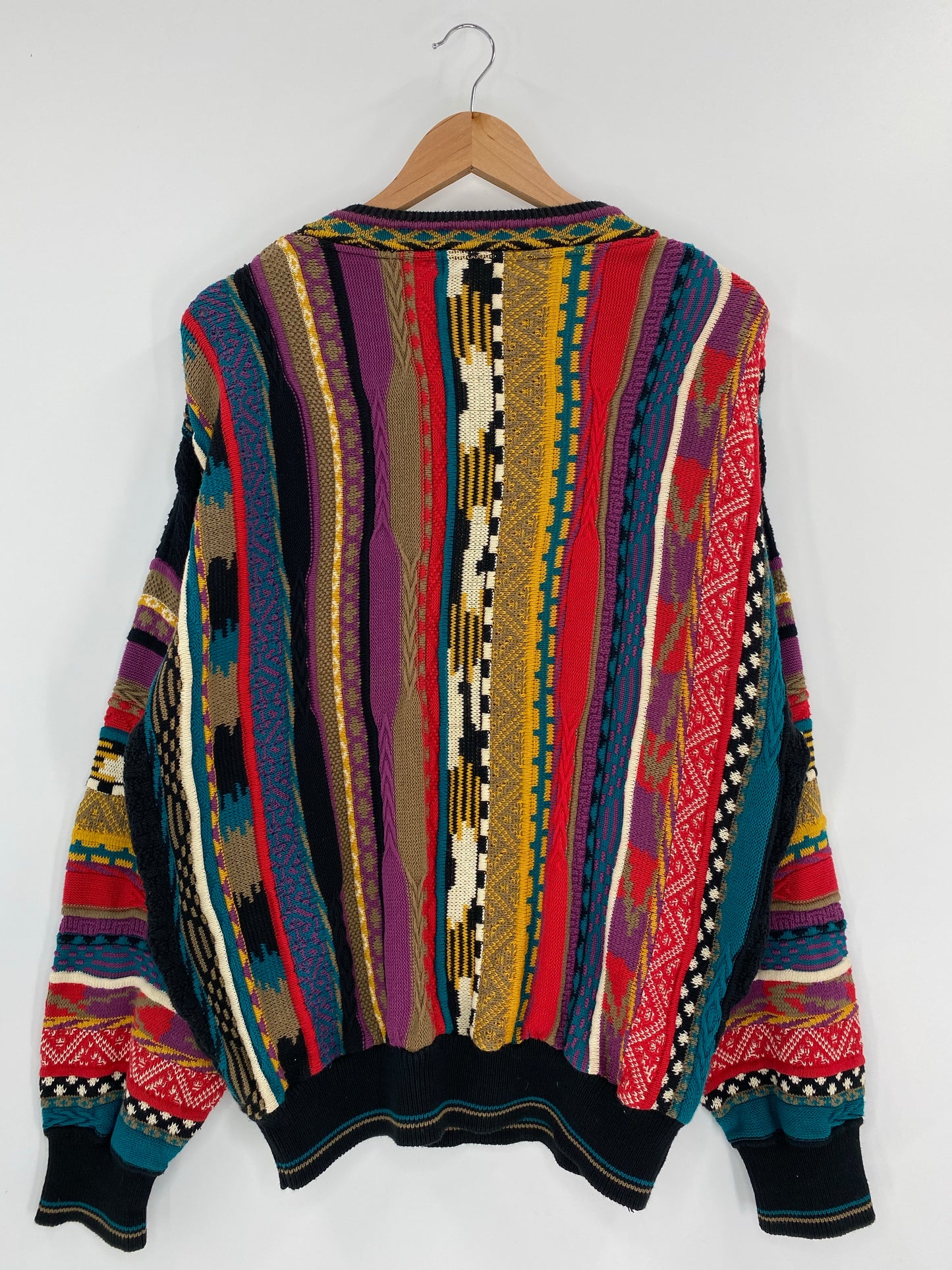 Vintage 3D COOGI- Style  Size XL Knit Sweater / K4736
