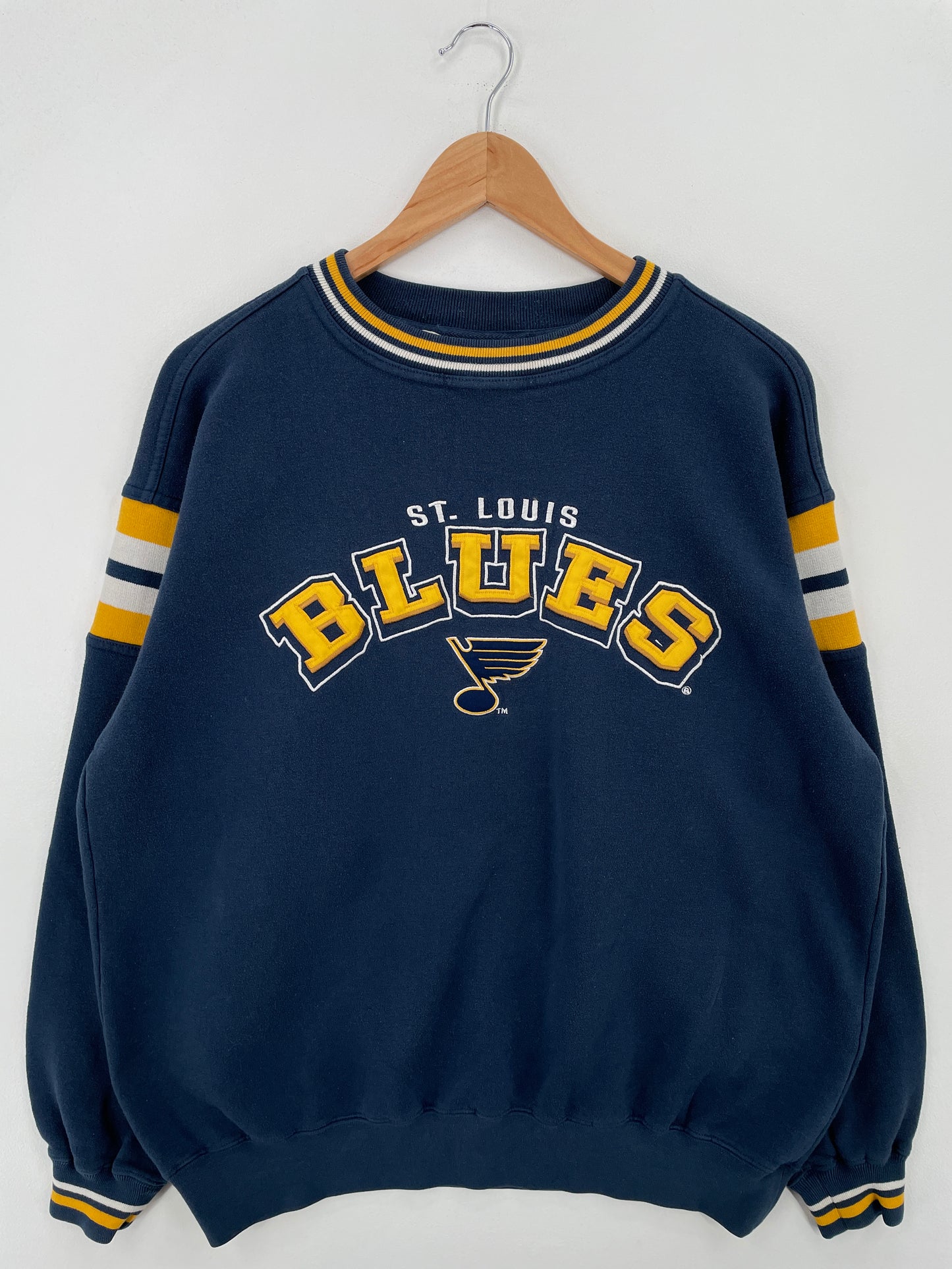 00’ ST. LOUIS BLUES Size L NHL Sweat-Shirt / A7732