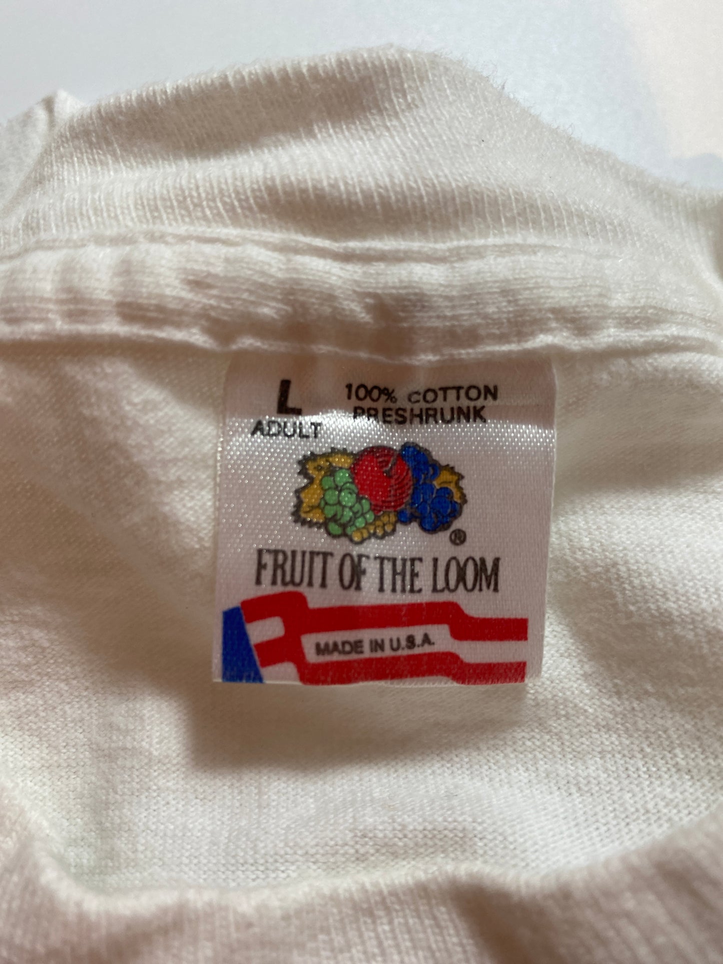 1995 BUD x K SCHRADER Made in USA Size L Vintage Racing T-shirt / 9656