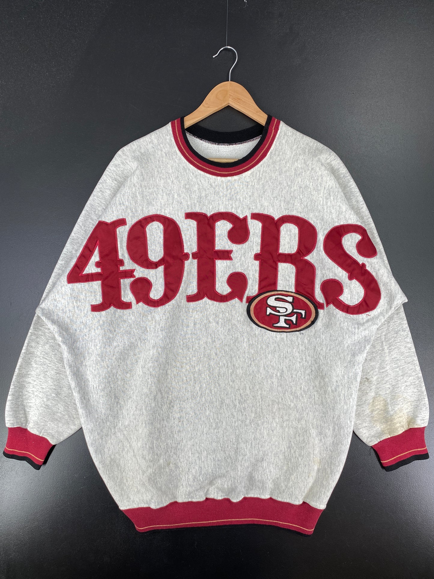 90's SAN FRANCISCO 49ERS Made in USA Size XL Vintage NFL Sweat-shirt / A4907