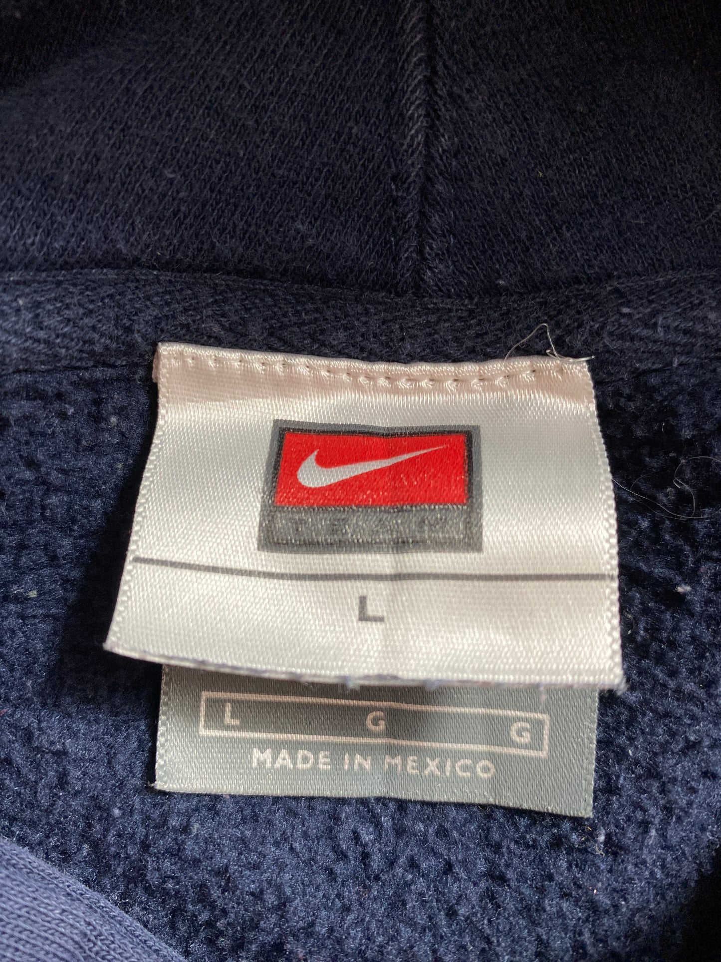 00’ NIKE RED SOX Size L Vintage MLB Hoodie Sweat-shirt / 9718