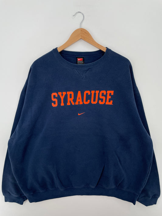 00' NIKE x SYRACUSE Size XXL Vintage College Sweat-Shirt / A6881