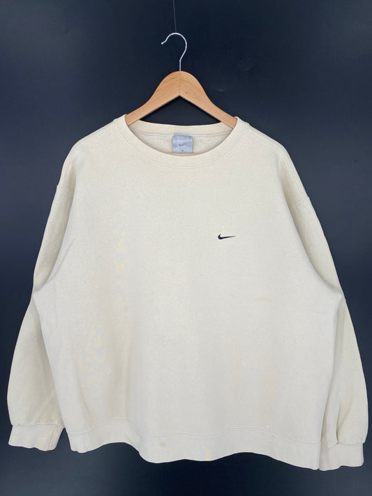 90’s NIKE MINI SWOOSH Size XXL Vintage Sweat-shirt / K9479