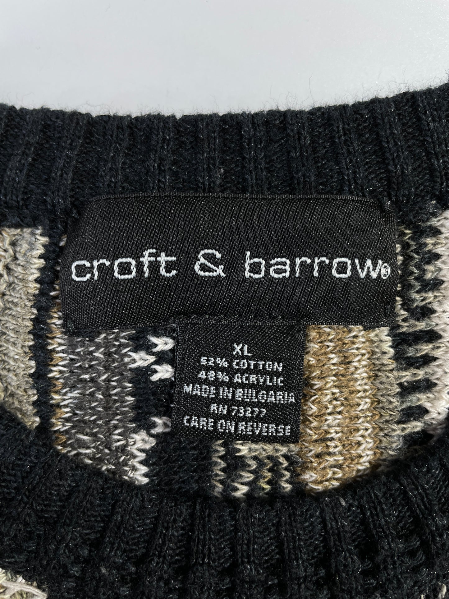 Vintage 3D COOGI- Style Size XL Knit Sweater / A9548