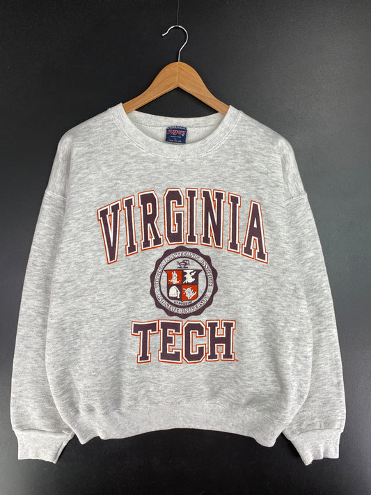 90’s VIRGINIA TECH Made in USA Size L College Sweat-shirt / E752