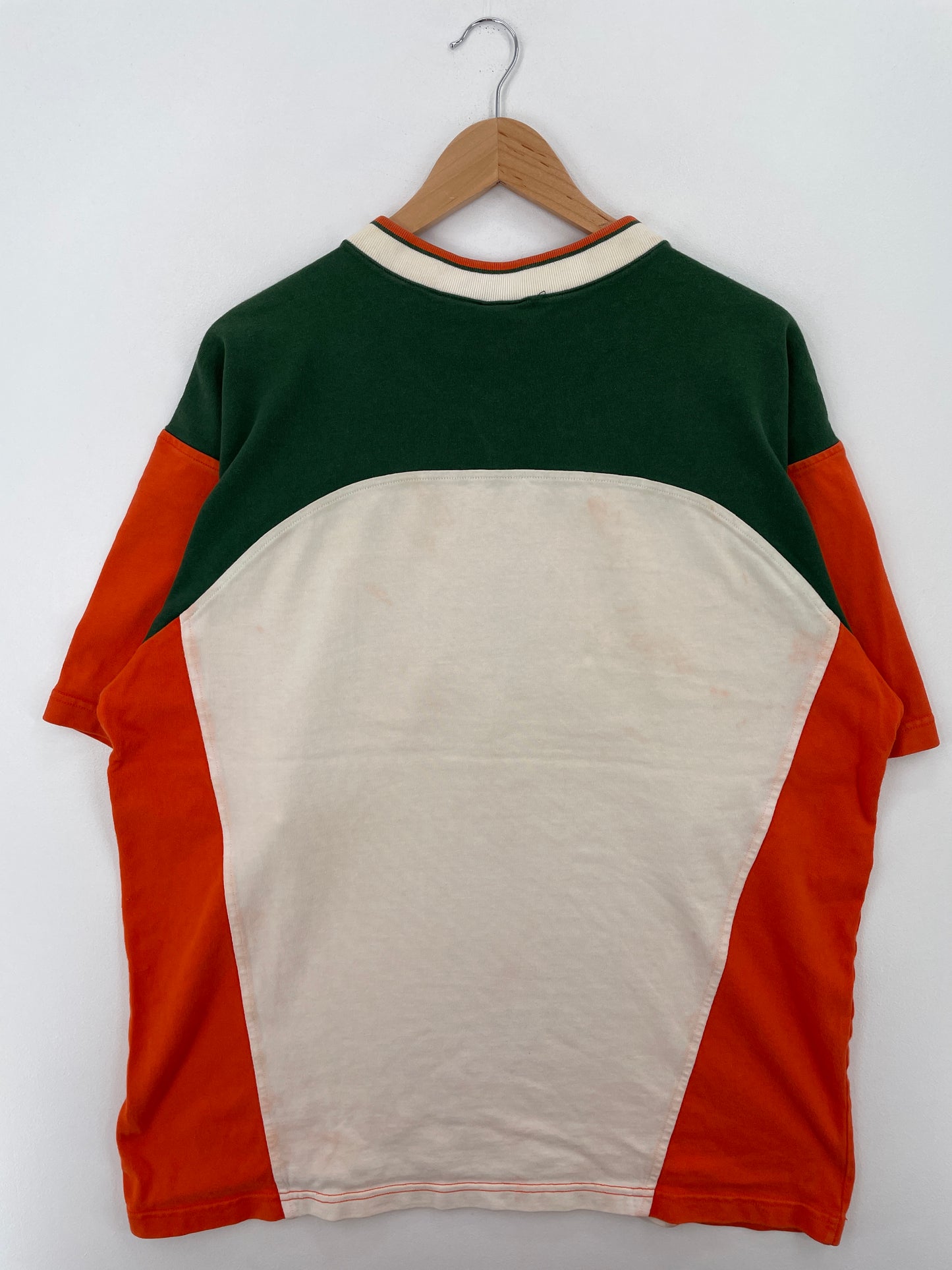 90’s NIKE x MIAMI HURRICANES Size XL Vintage College T-shirt / A6871