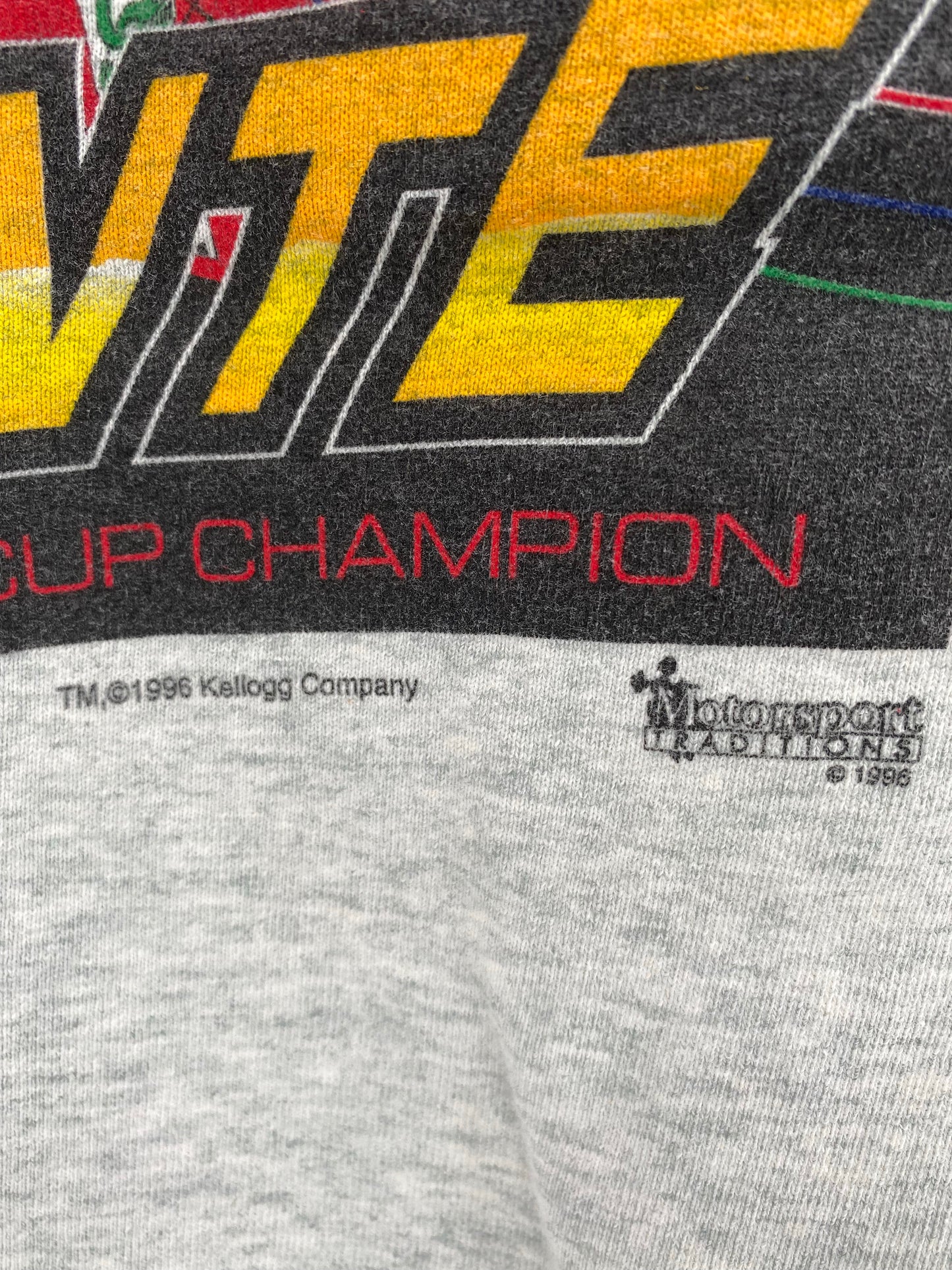 1996' NASCAR WINSTON CUP TERRY LABONTE Size L Racing Vintage Sweat- Shirts / K4906