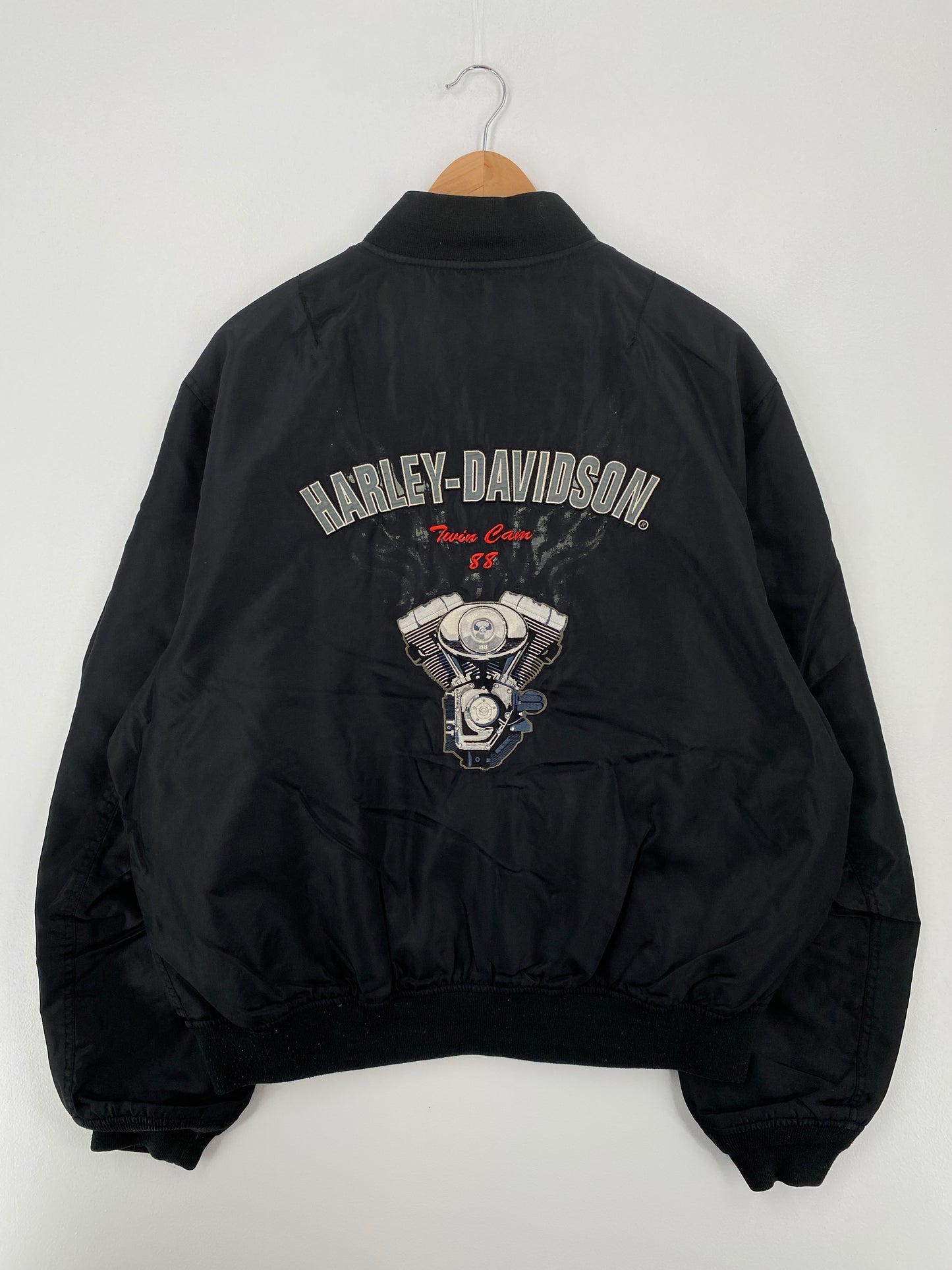 Vintage HARLEY DAVIDSON Size L Racing Jacket / A9047