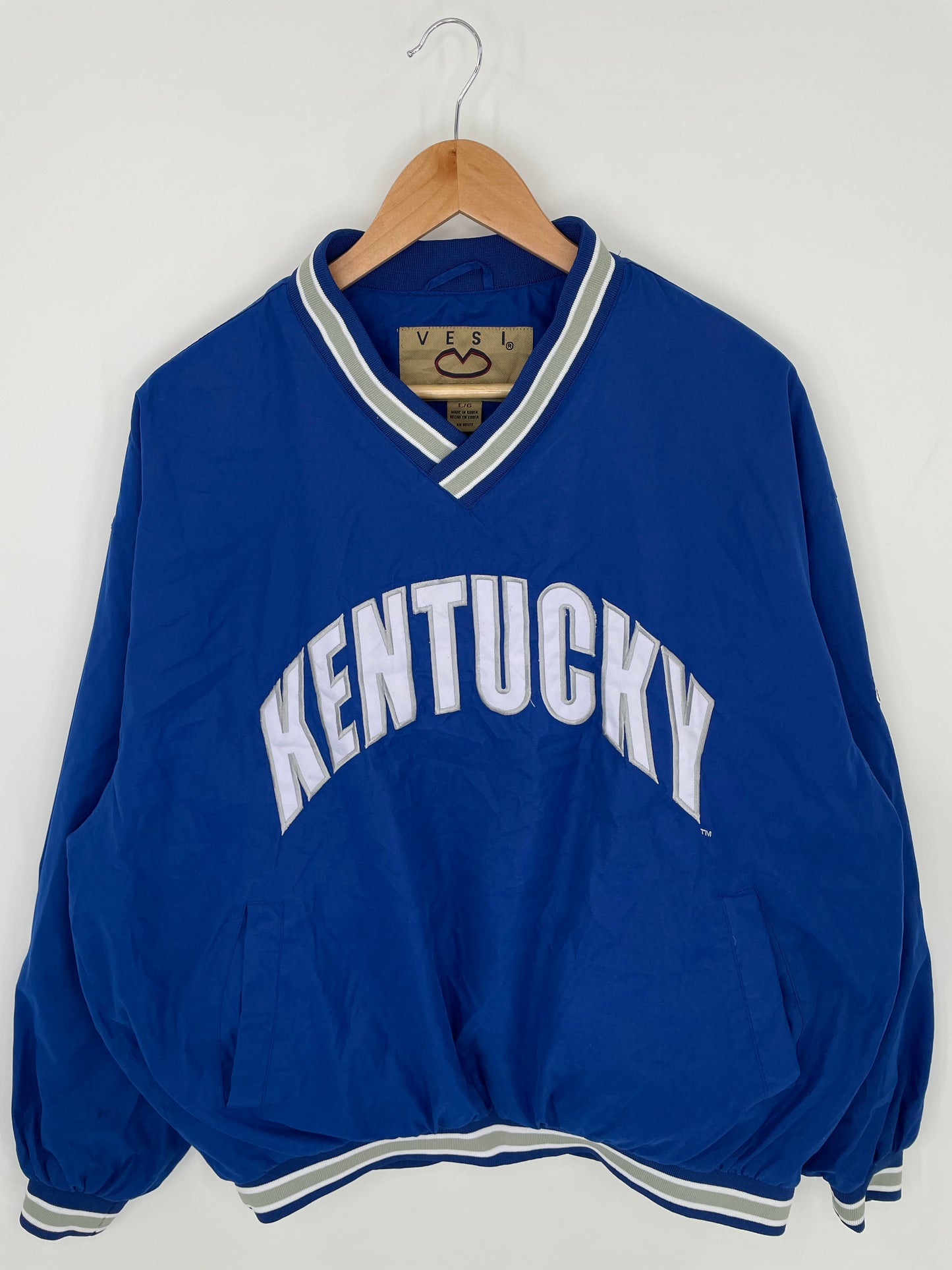 Vintage KENTUCKY WILDCATS Size L Nylon Jacket / K8377