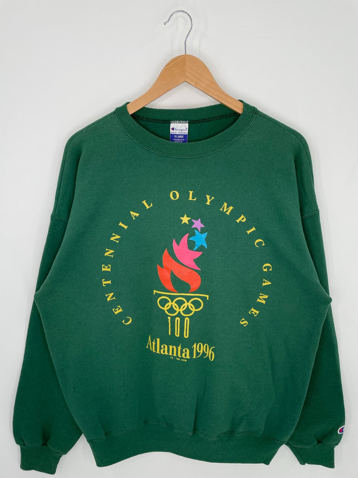 1996 ATLANTA OLYMPIC Size XL Vintage Sweat-shirt / K8201