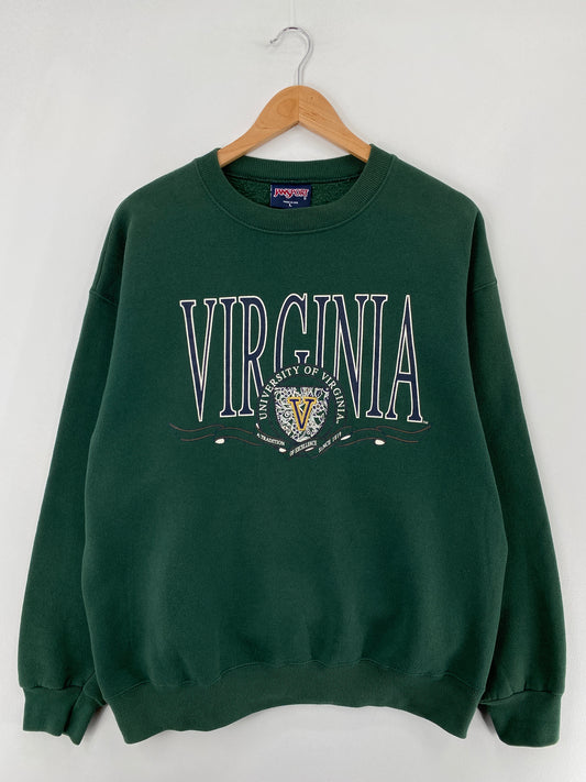 90’s VIRGINIA Made in USA Size L College Sweat-shirt / E2462S
