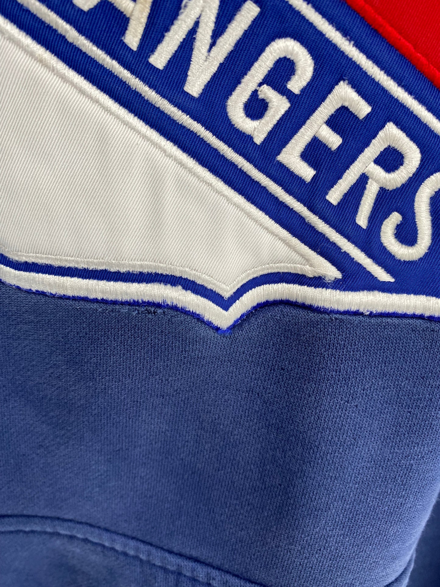 00’ NIKE NEW YORK RANGERS Size L Vintage NHL Hoodie Sweat-Shirt / K4778