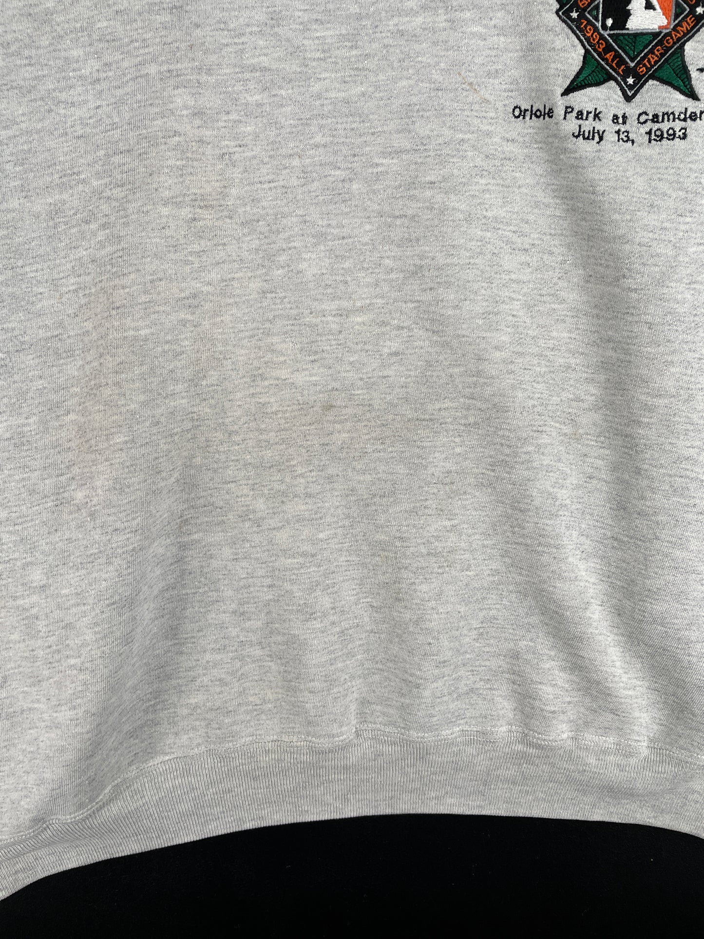 1993 STARTER x BALTIMORE ORIOLES Size L Vintage MLB Sweat-Shirt / E1090