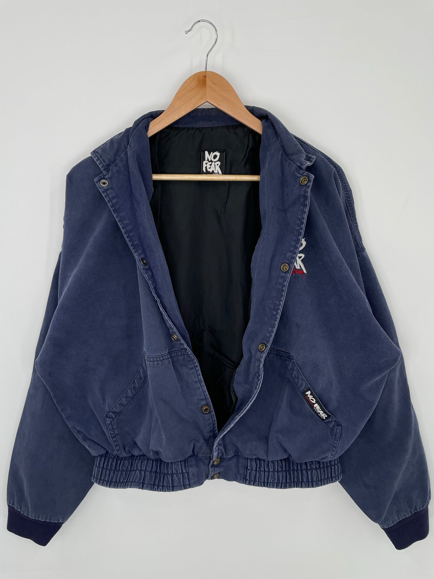 90’s NO FEAR Size L Cotton Jacket / K8381