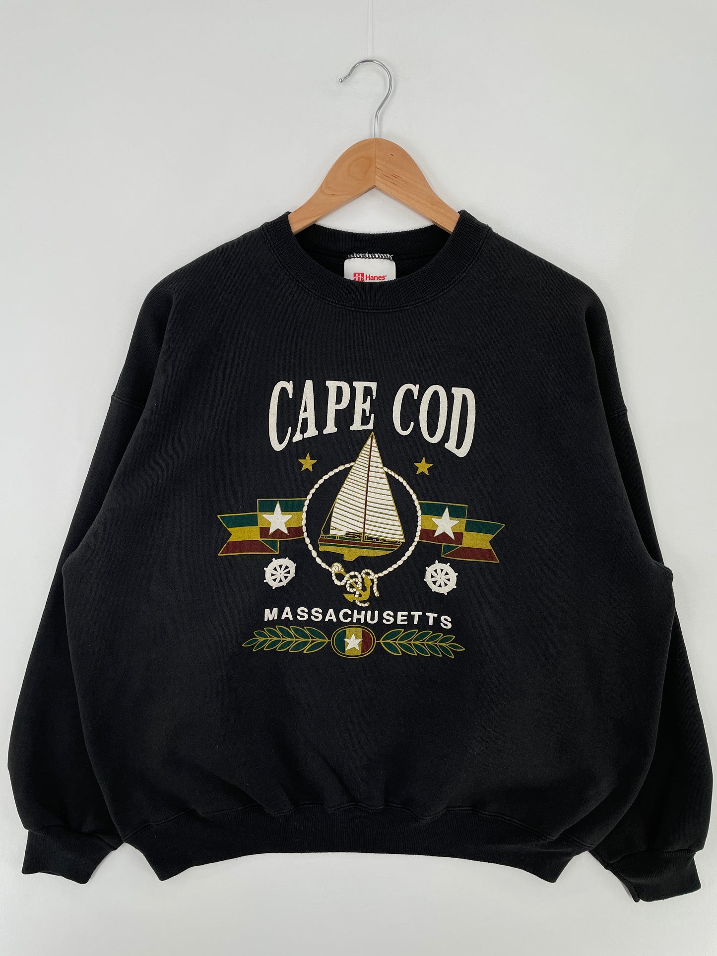 Vintage MASSACHUSETTS CAPE COD Size XL College Sweat-shirt / E57