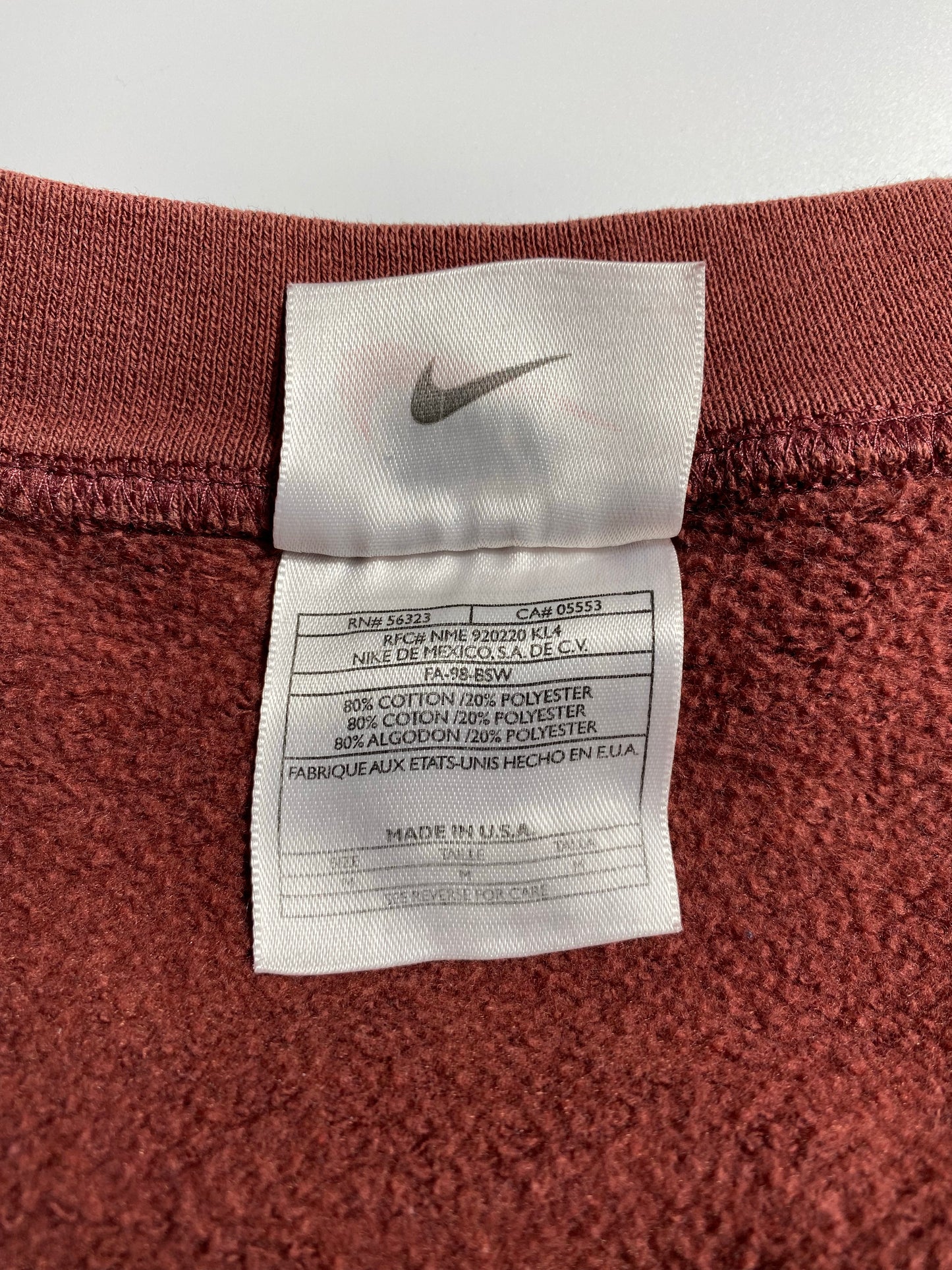 90’s NIKE Size M Vintage Sweat-shirt / K6248