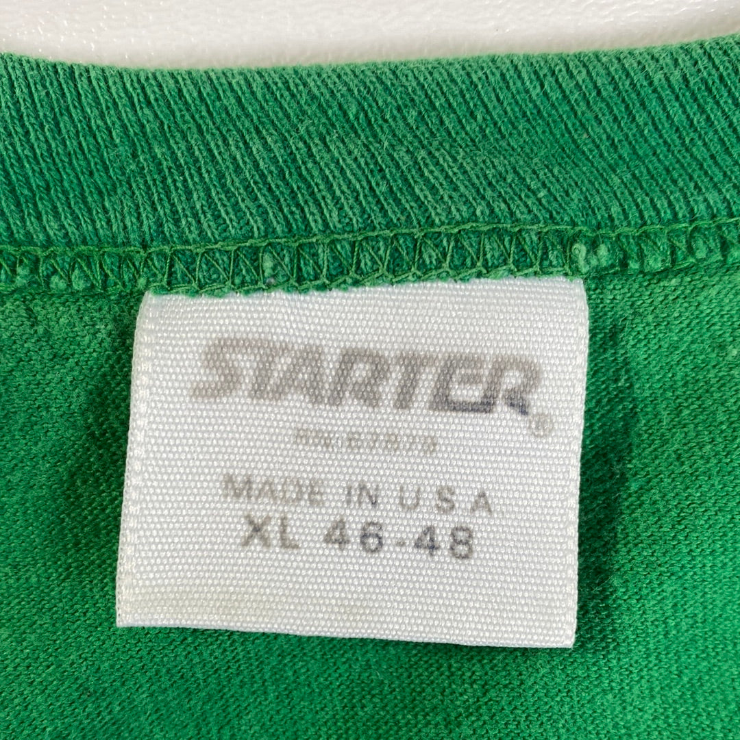 1986 STARTER x BOSTON CELTICS Made in USA Size XL Vintage T-Shirt / A9946