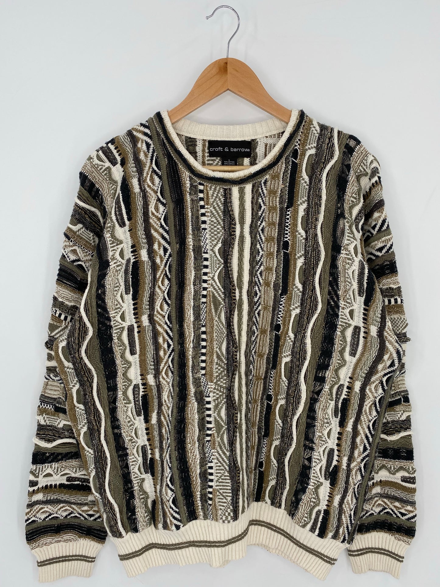 Vintage 3D COOGI- Style Size L Knit Sweater / K6225