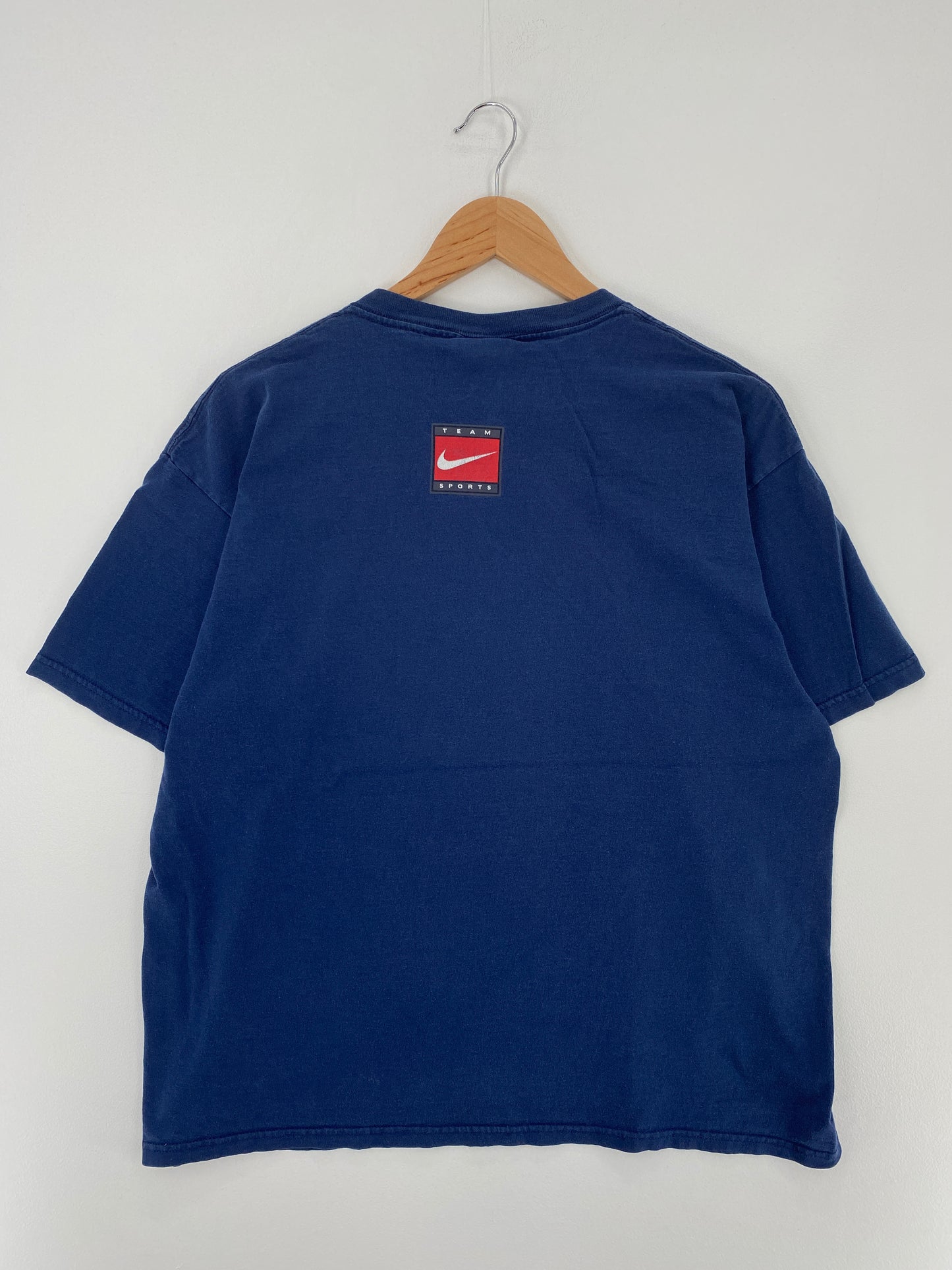 90’s NIKE x MICHIGAN FOOTBALL Made in USA Size L Vintage T-Shirt / A9839