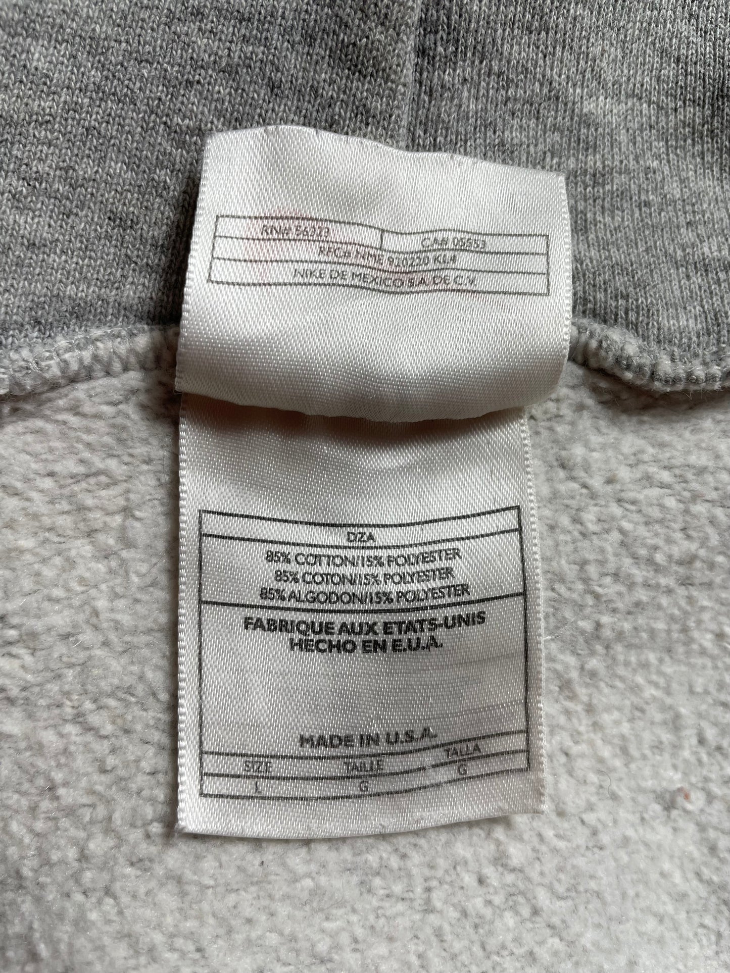 90’ NIKE CENTER SWOOSH Made in USA Size L Vintage Hoodie Sweat-Shirt / K5243