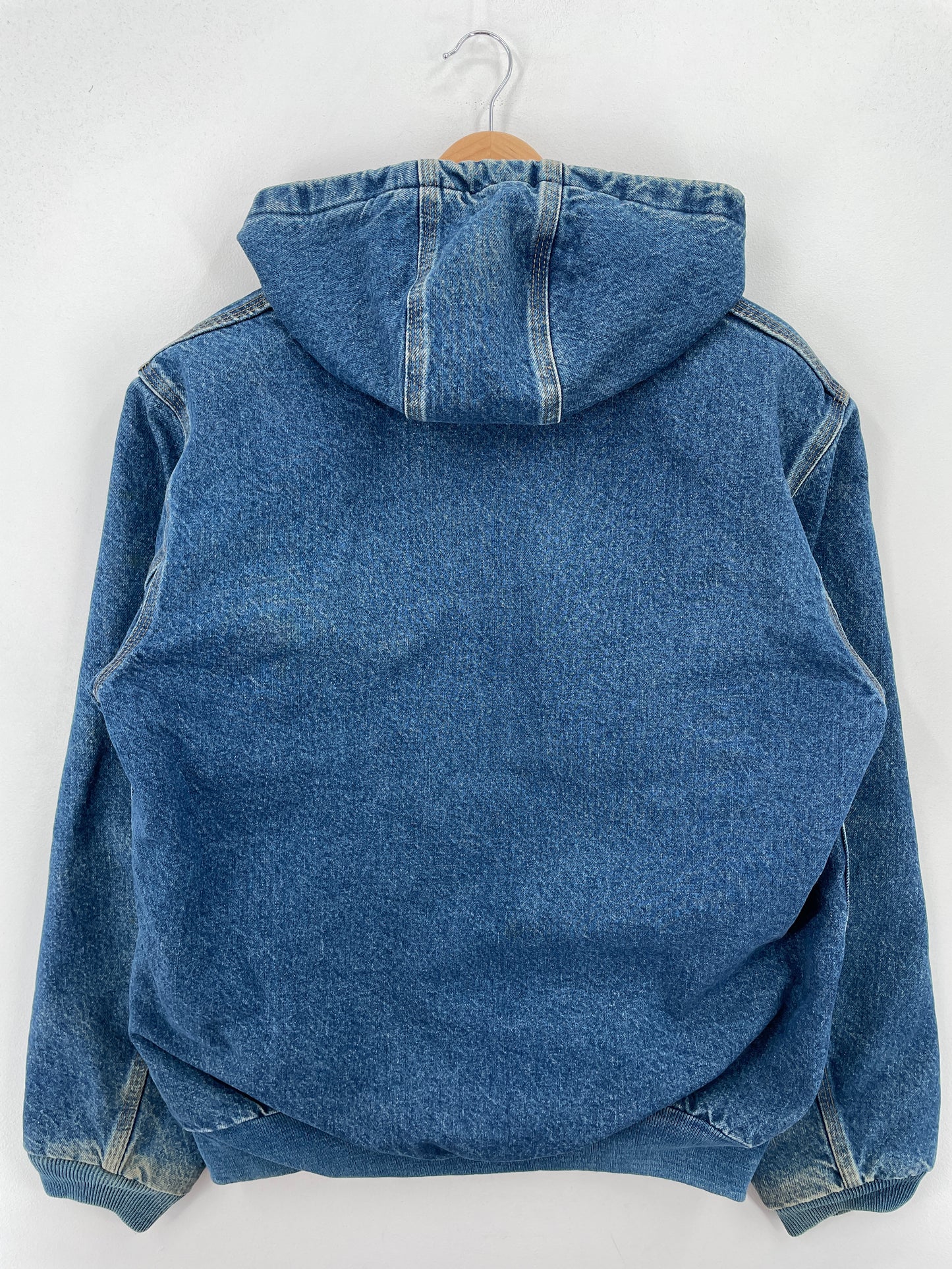 Vintage CARHARTT Size M Hoodie Denim Jacket / A7300