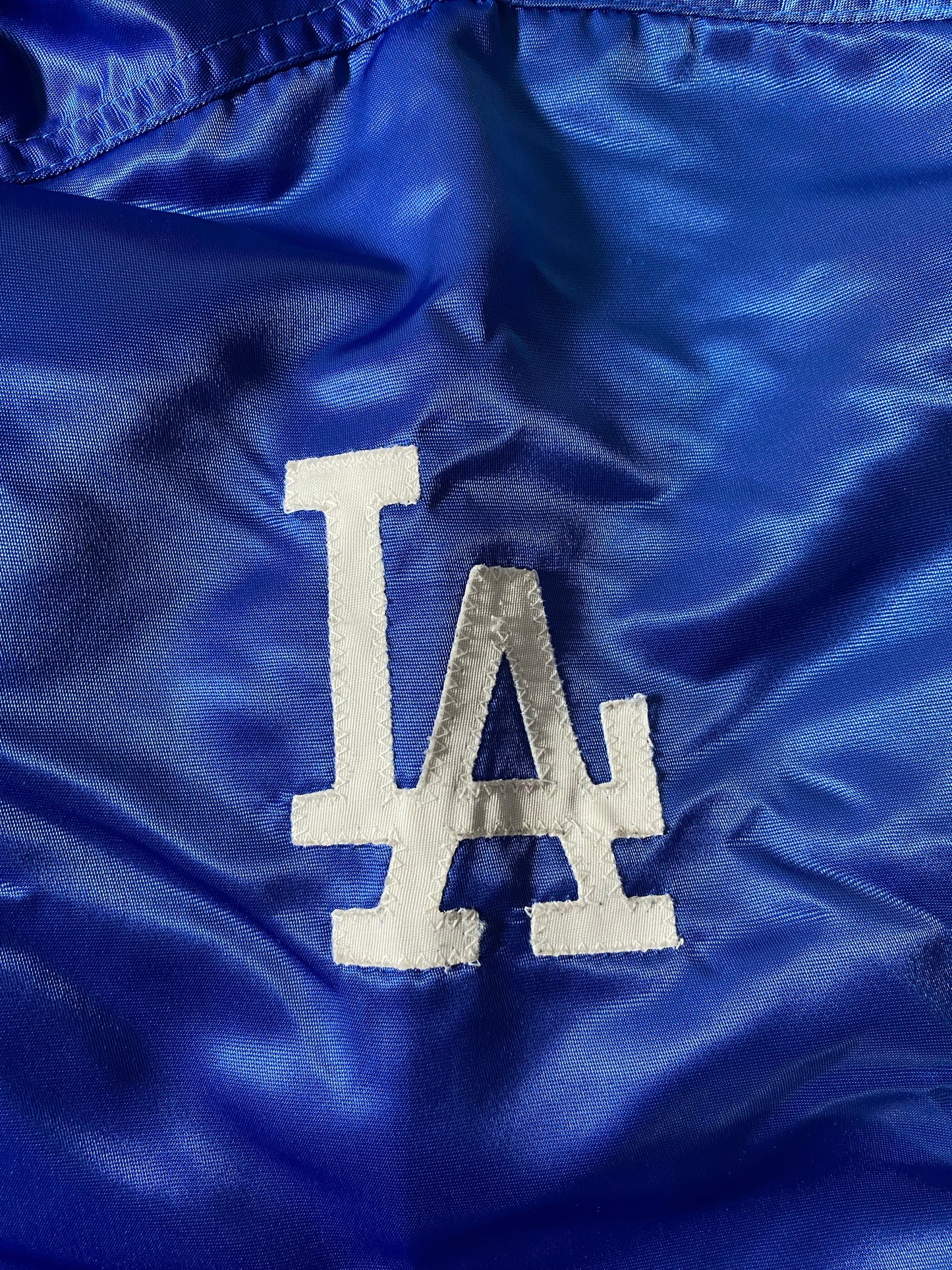90’s LOS ANGELES DODGERS Size M Vintage MLB Nylon Jacket / K4982