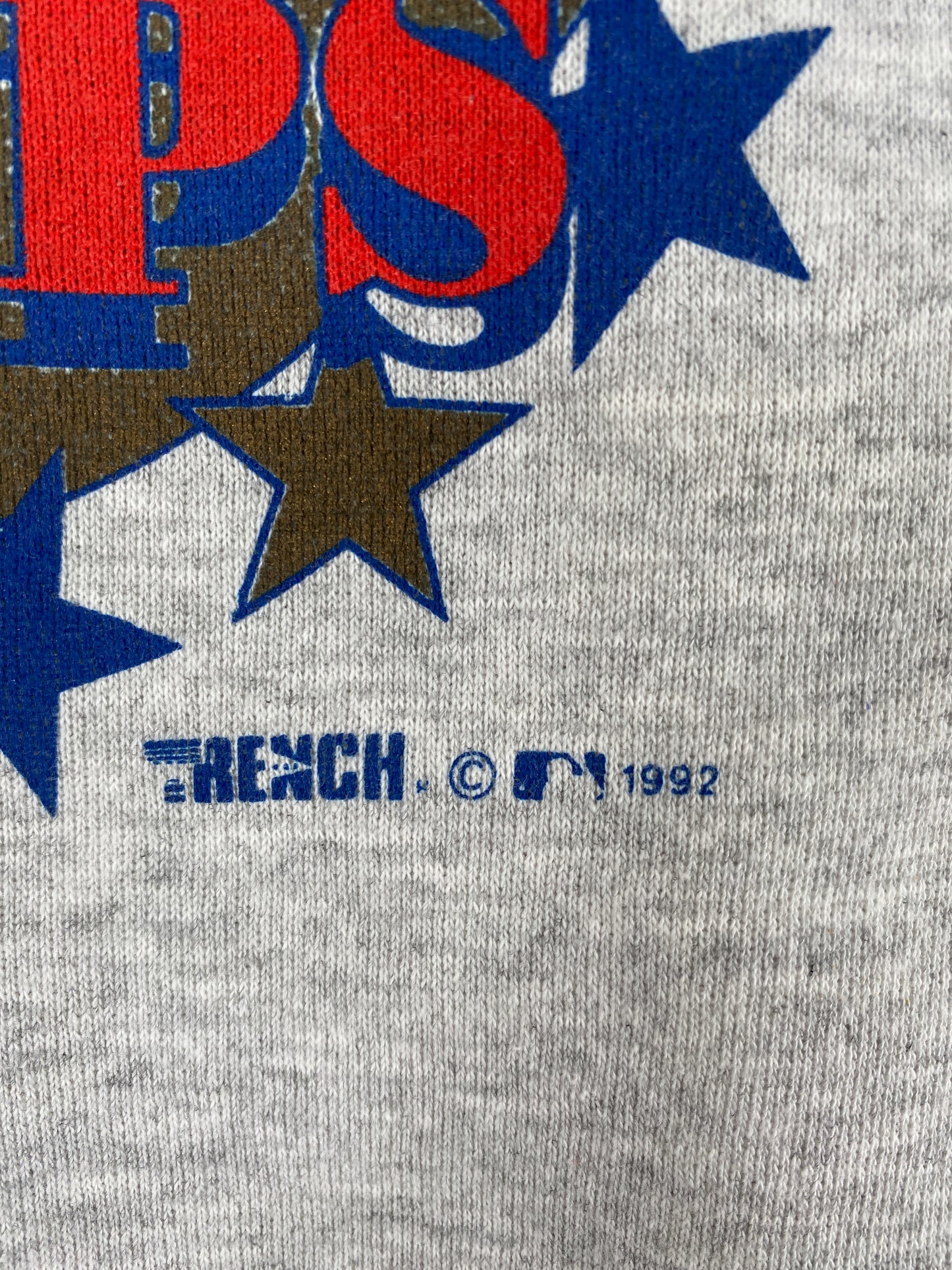 1992 ATLANTA BRAVES Made in USA Size XL Vintage MLB Sweat-Shirt / A4958