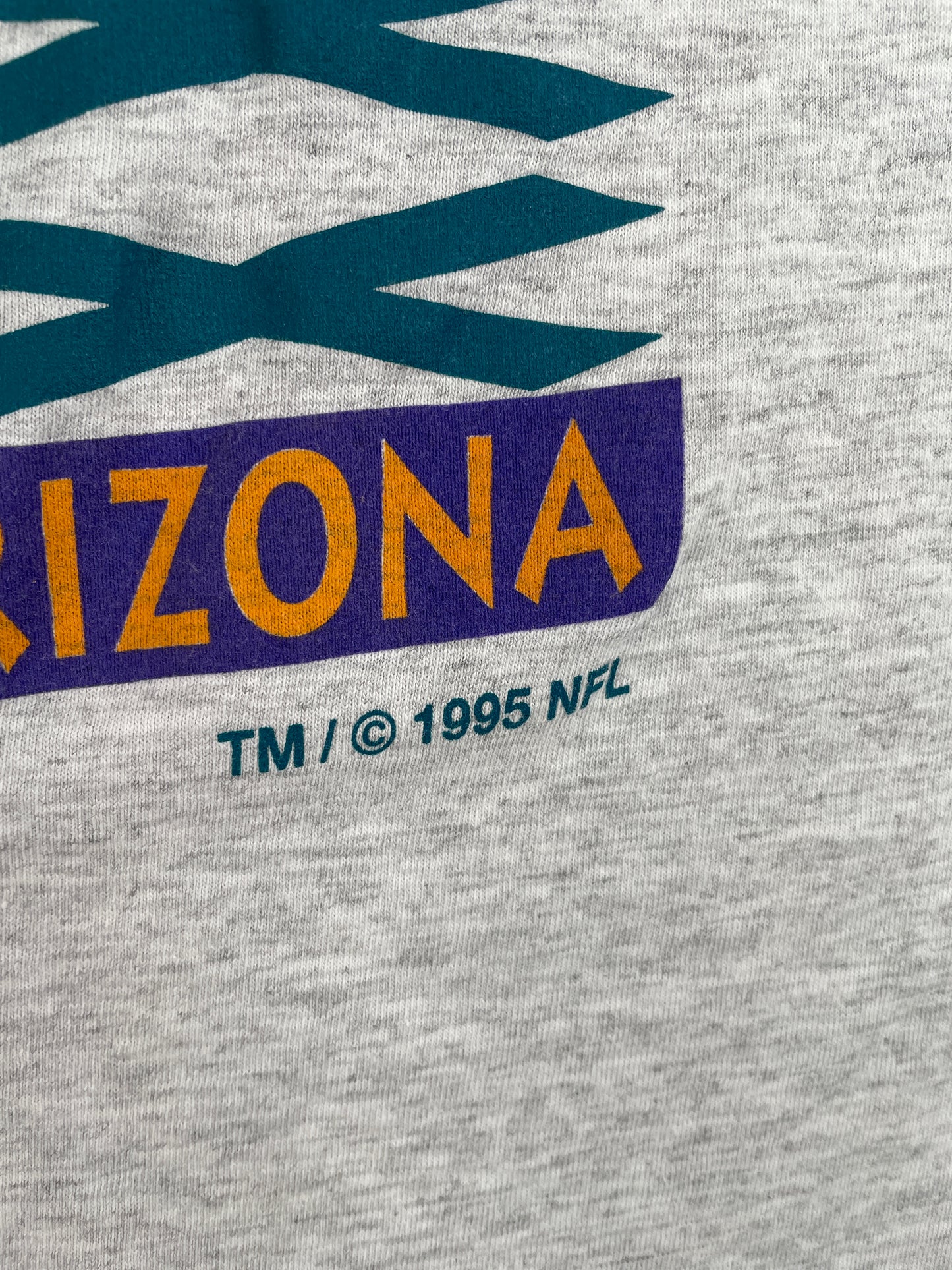 1995 SUPER BOWL ARIZONA Size M Vintage NFL T-Shirt / E4252T