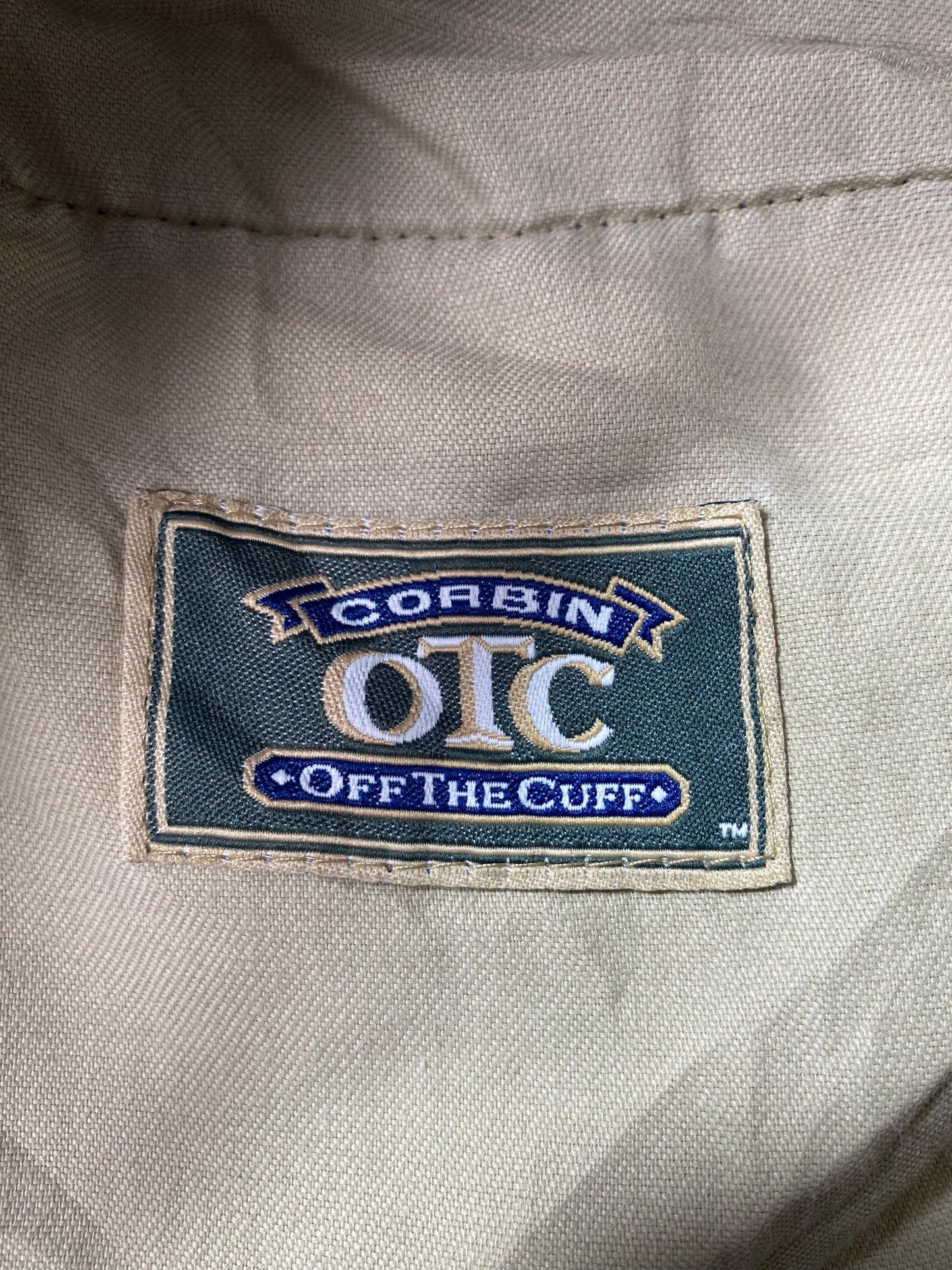 Vintage CORBIN OFF THE CUFF Size W34xL30 Corduroy Pants / A9101