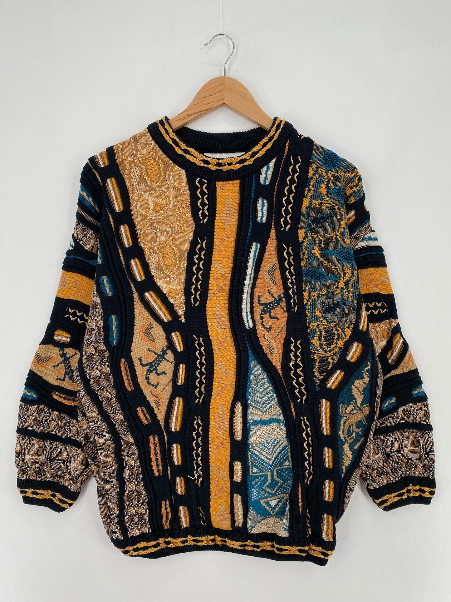 Vintage 3D COOGI- Style Size M Knit Sweater / E774