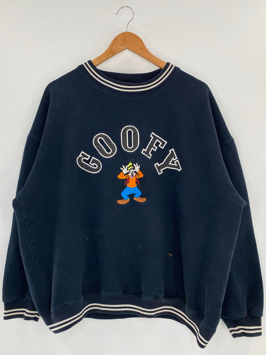 00’ DISNEY GOOFY Size XL Vintage Sweat-shirt / K4188
