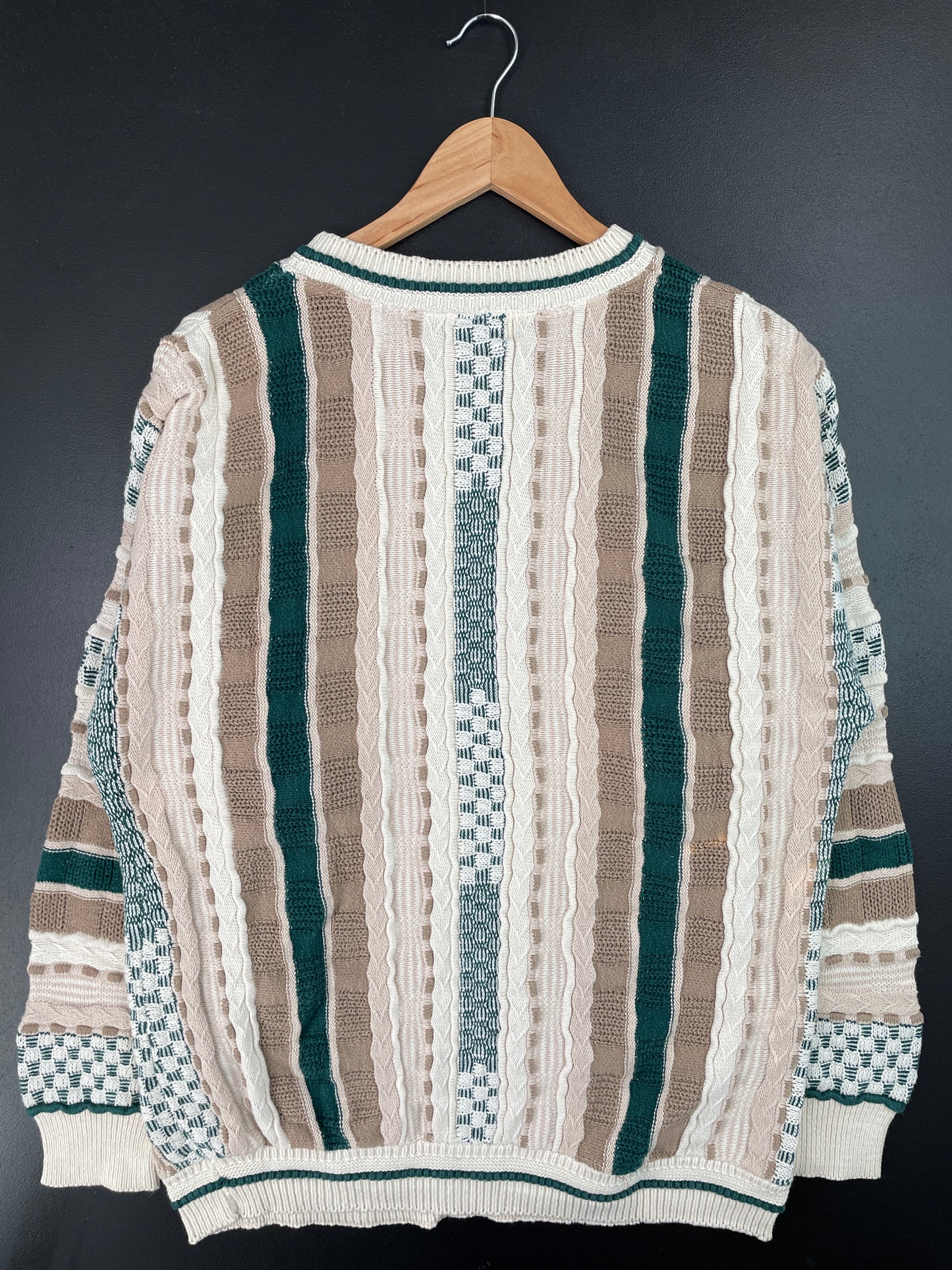 Vintage 3D COOGI- Style Made in USA Size No tag (Approx.M) Knit Sweater / A8947