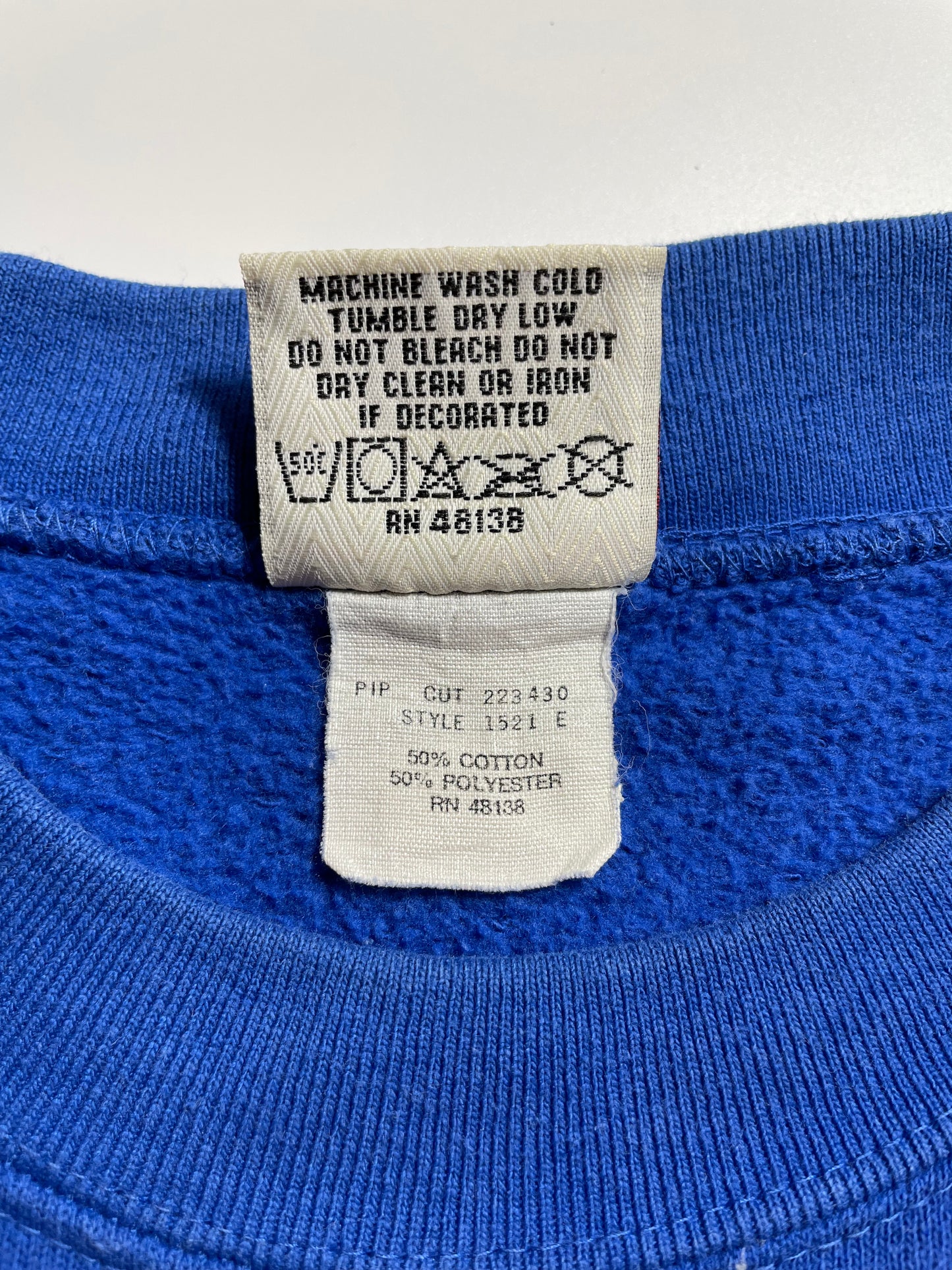 1993 NEW YORK GIANTS Made in USA Size L NFL Sweat-Shirts/ A98