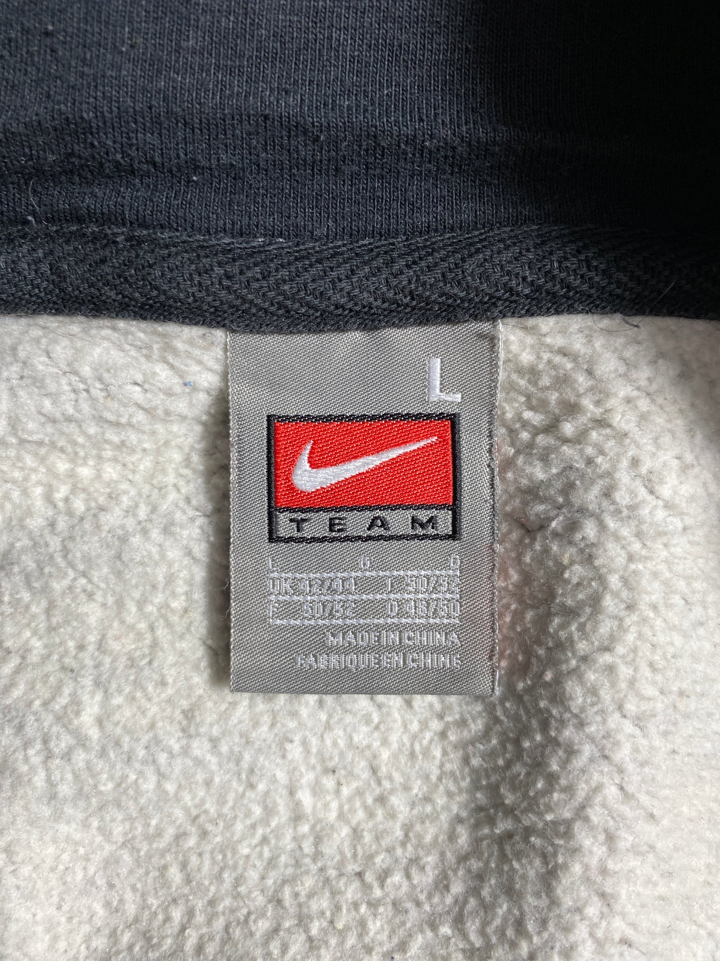 00’ NIKE IOWA HAWKEYES Size L Vintage College Hoodie Sweat-Shirt / A6374