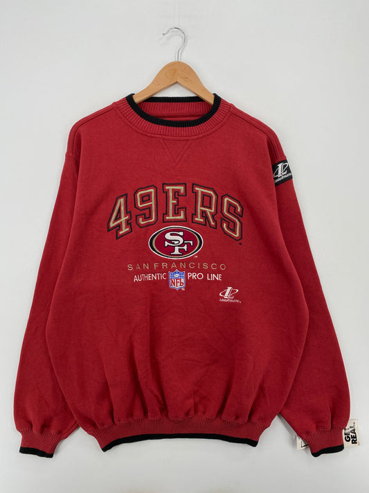 00’ DEADSTOCK SAN FRANCISCO 49ERS Size L Vintage NFL Sweat-Shirt / A6964