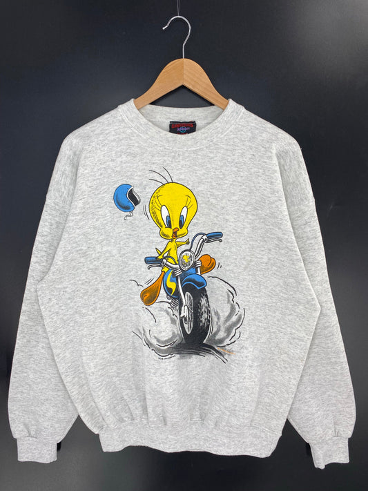 1993 LOONEY TUNES TWEETY Size XL Vintage Sweat-shirt / A8973
