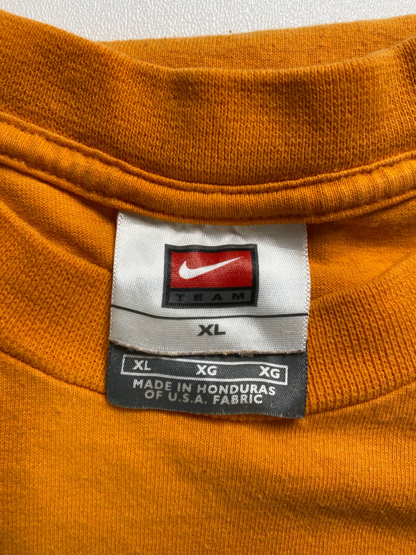 00' NIKE TENNESSEE VOLUNTEERS Size XL Vintage College Long Sleeve T-Shirts / A1683