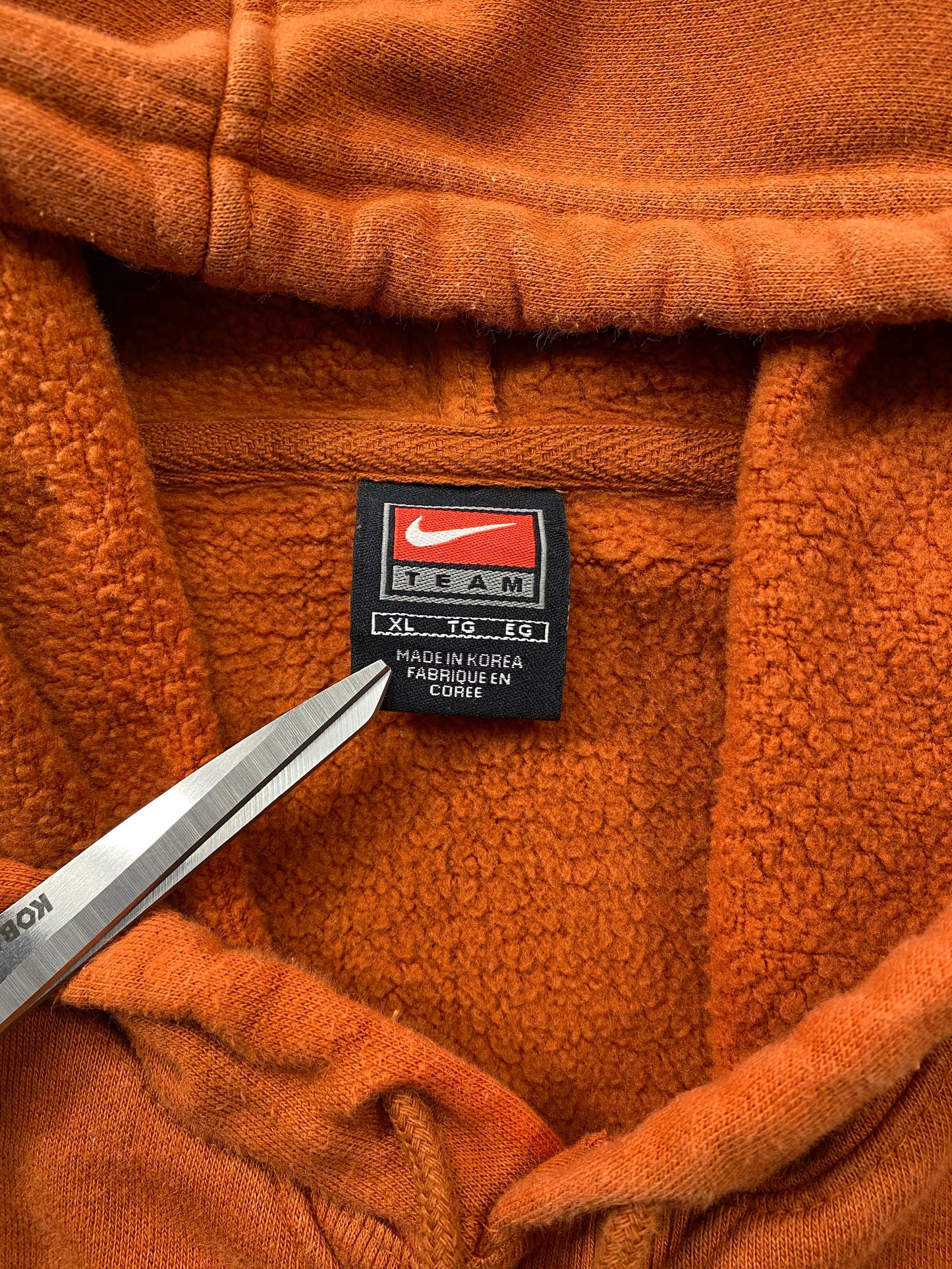 90’s Nike Texas Size XL Vintage Hoodie Sweat-shirt / 5983