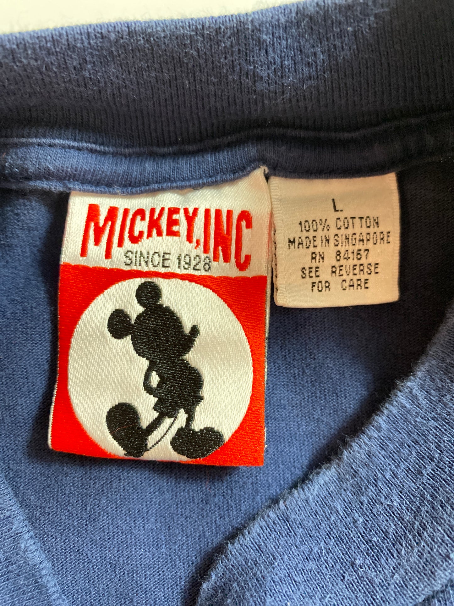 90’s DISNEY GOOFY x DONALD  Size L Vintage Long Sleeve T-Shirt / 9469