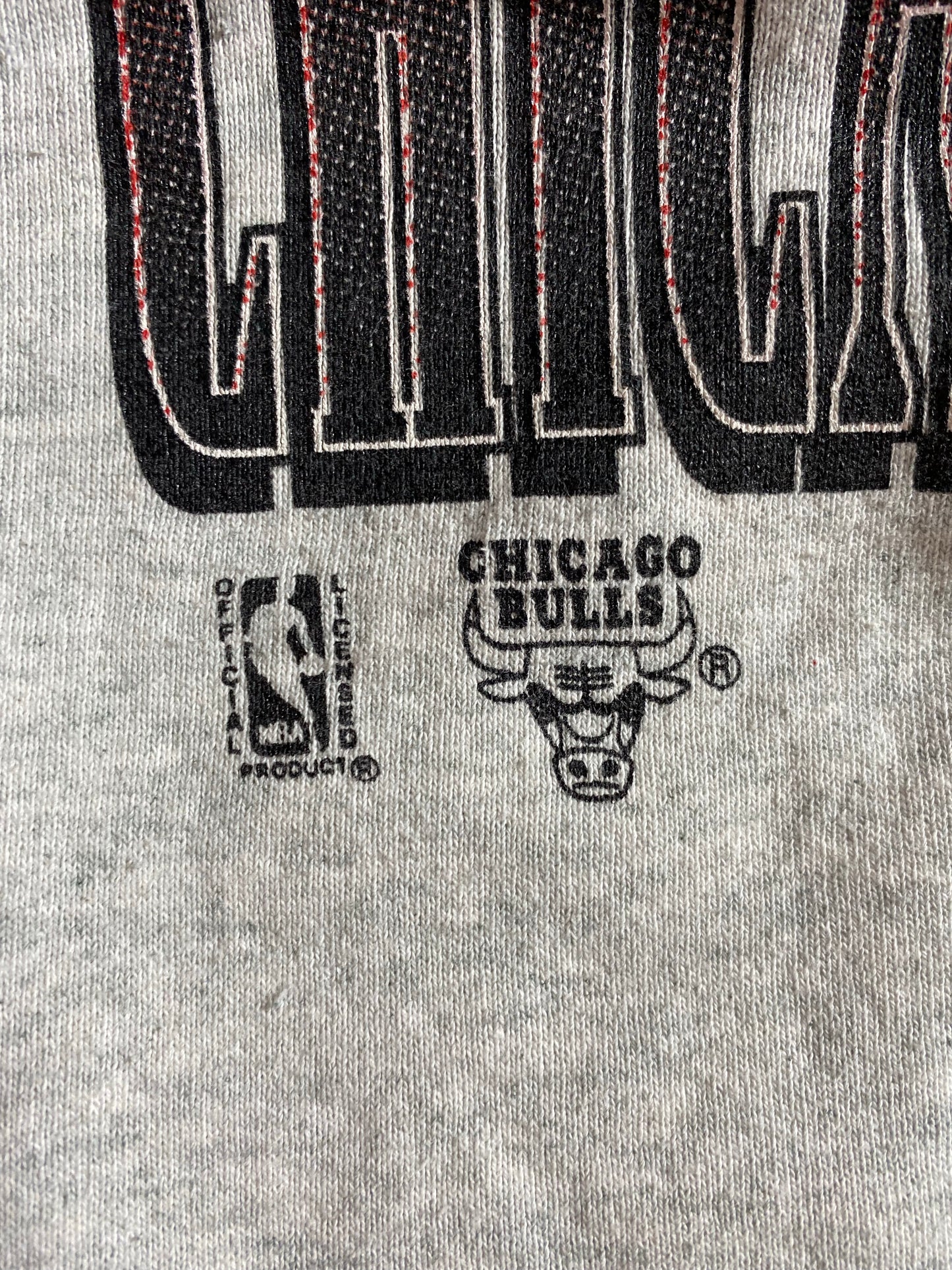 1993 CHICAGO BULLS Made in USA Size XL Vintage NBA Sweat-shirt / K5447