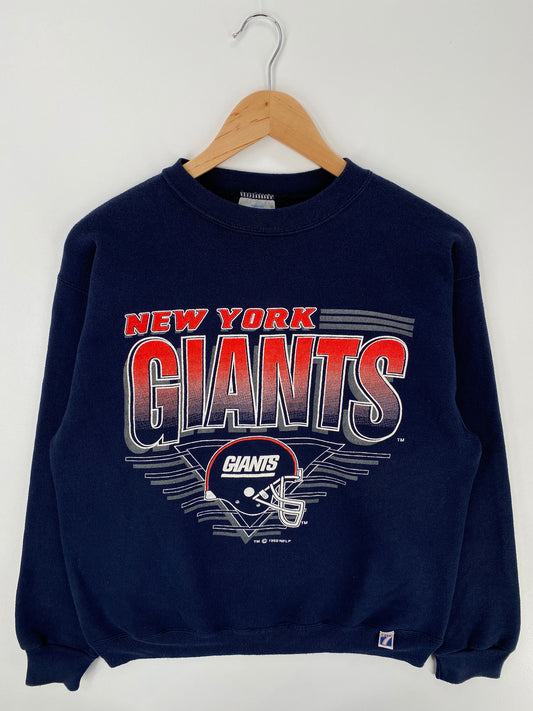 1992 NEW YORK GIANTS Made in USA Size L Vintage NFL Sweat-shirt / A447