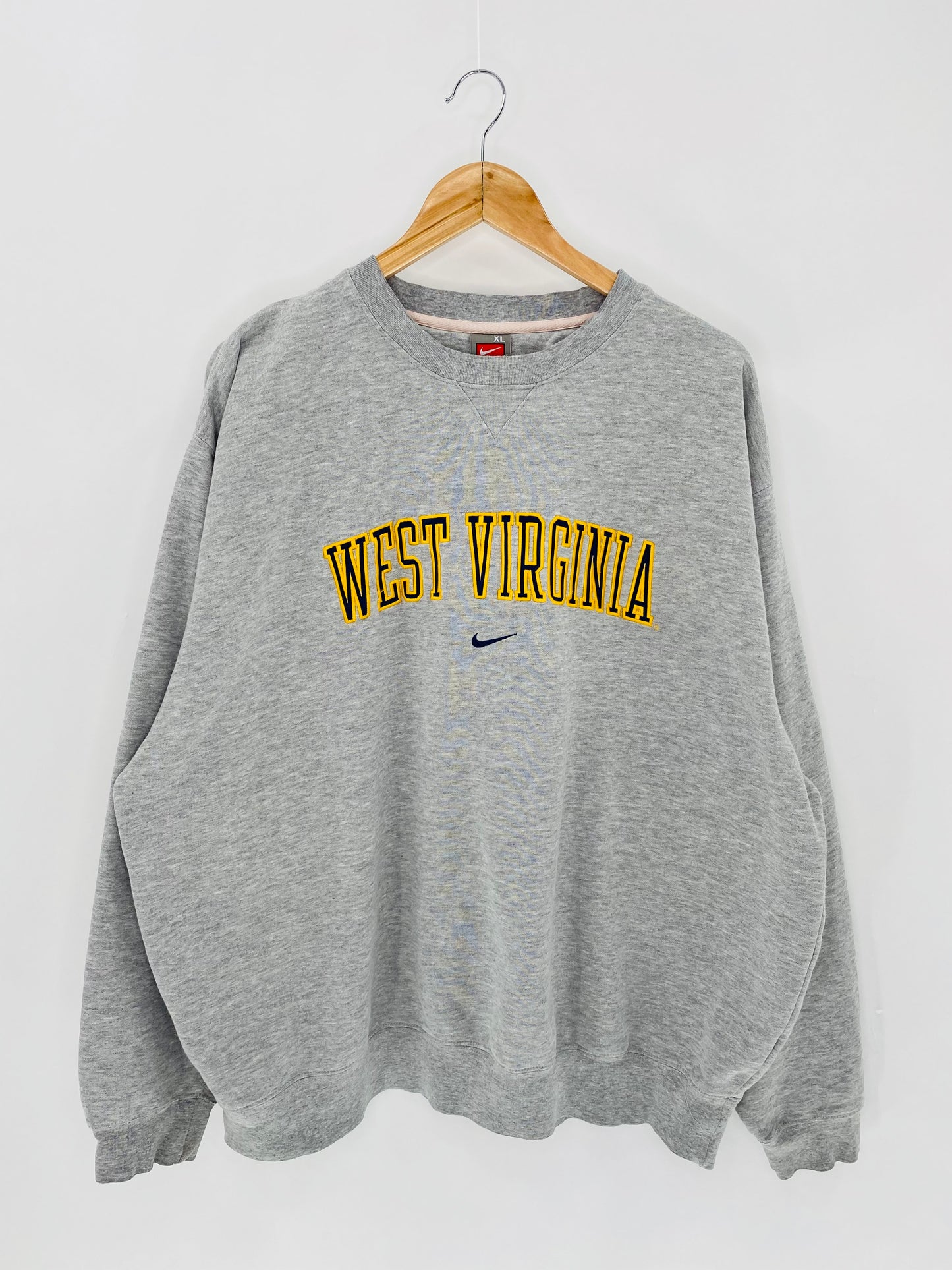 90’s Nike West Virginia Size XL Vintage Sweat-Shirt / 6080