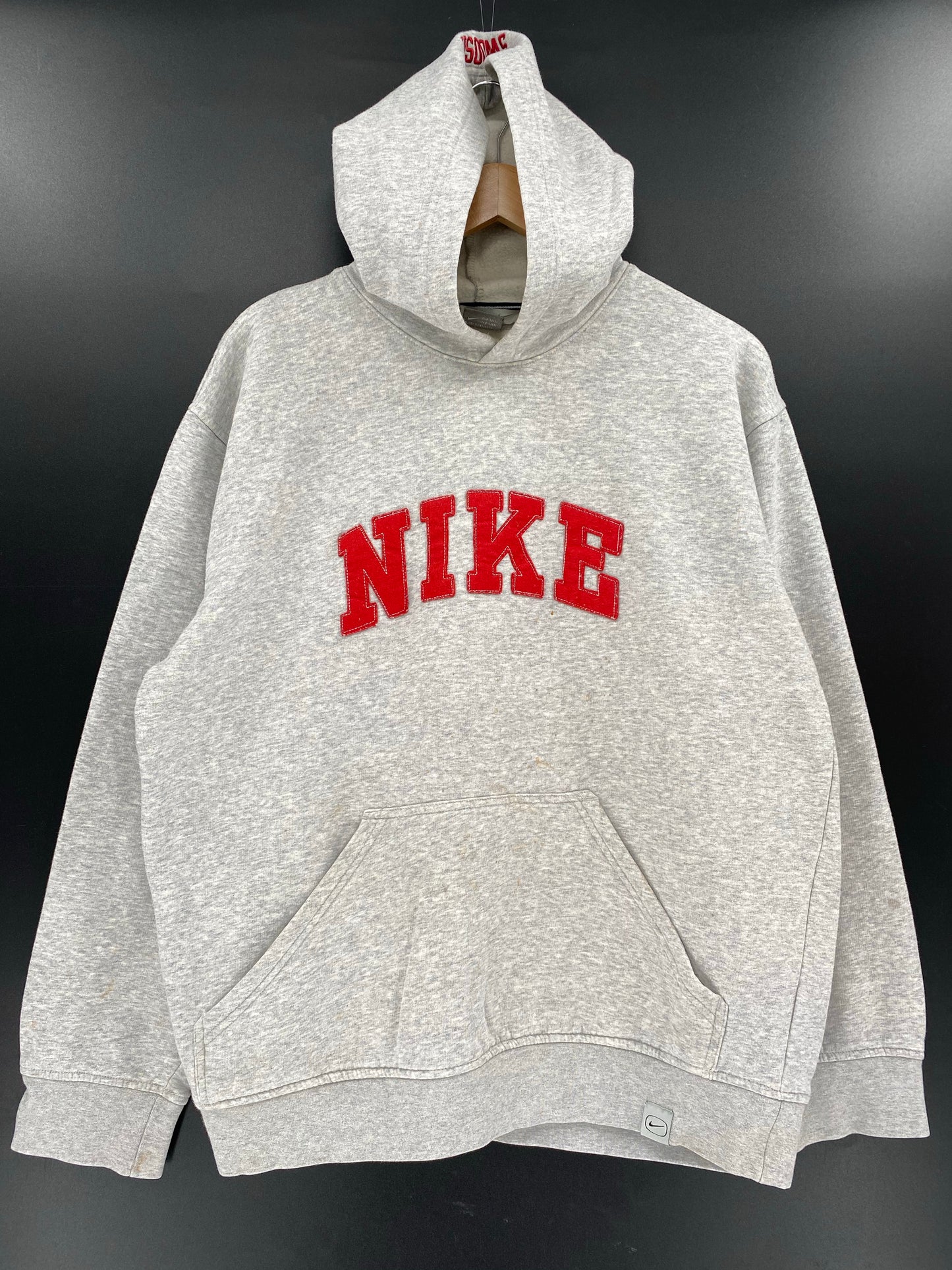 00' NIKE Size L Vintage Hoodie Sweat-Shirt / K4792