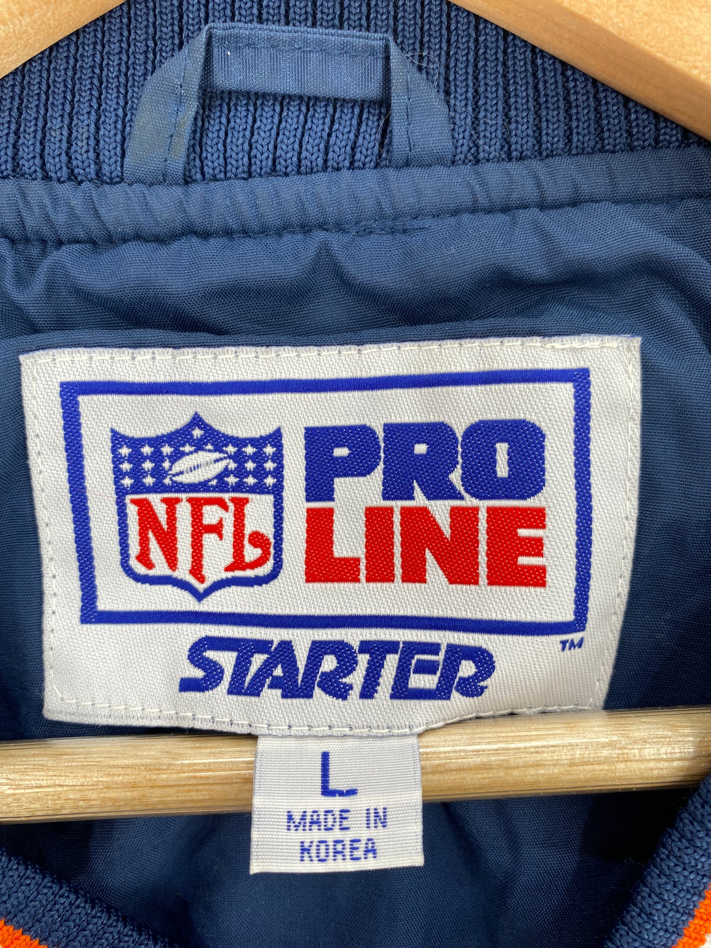 90’s STARTER x CHICAGO BEARS Size L Vintage NFL Nylon Jacket / A5292