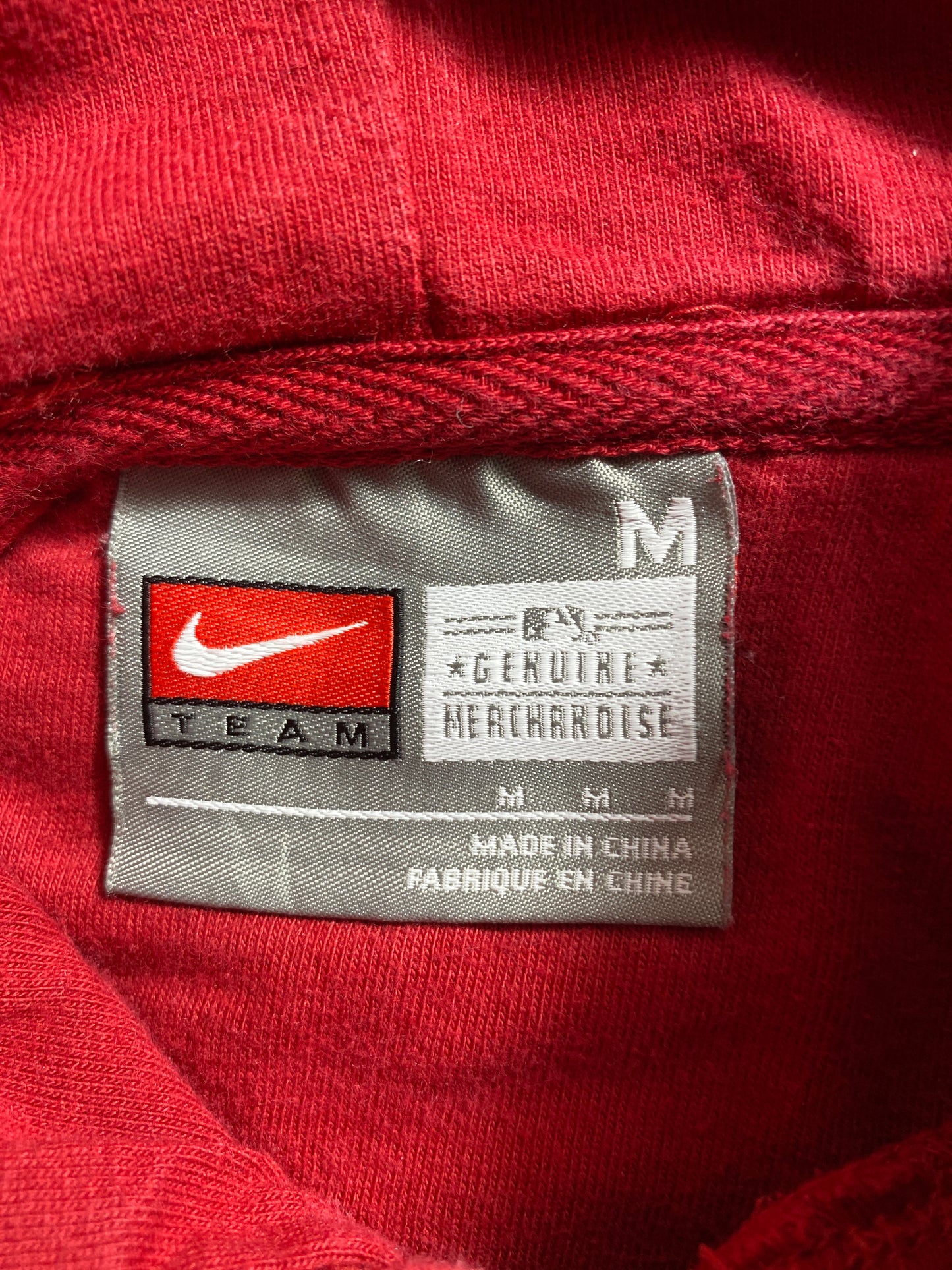 00’ NIKE MINNESOTA TWINS Size M Vintage MLB Hoodie Sweat-Shirts / K2988