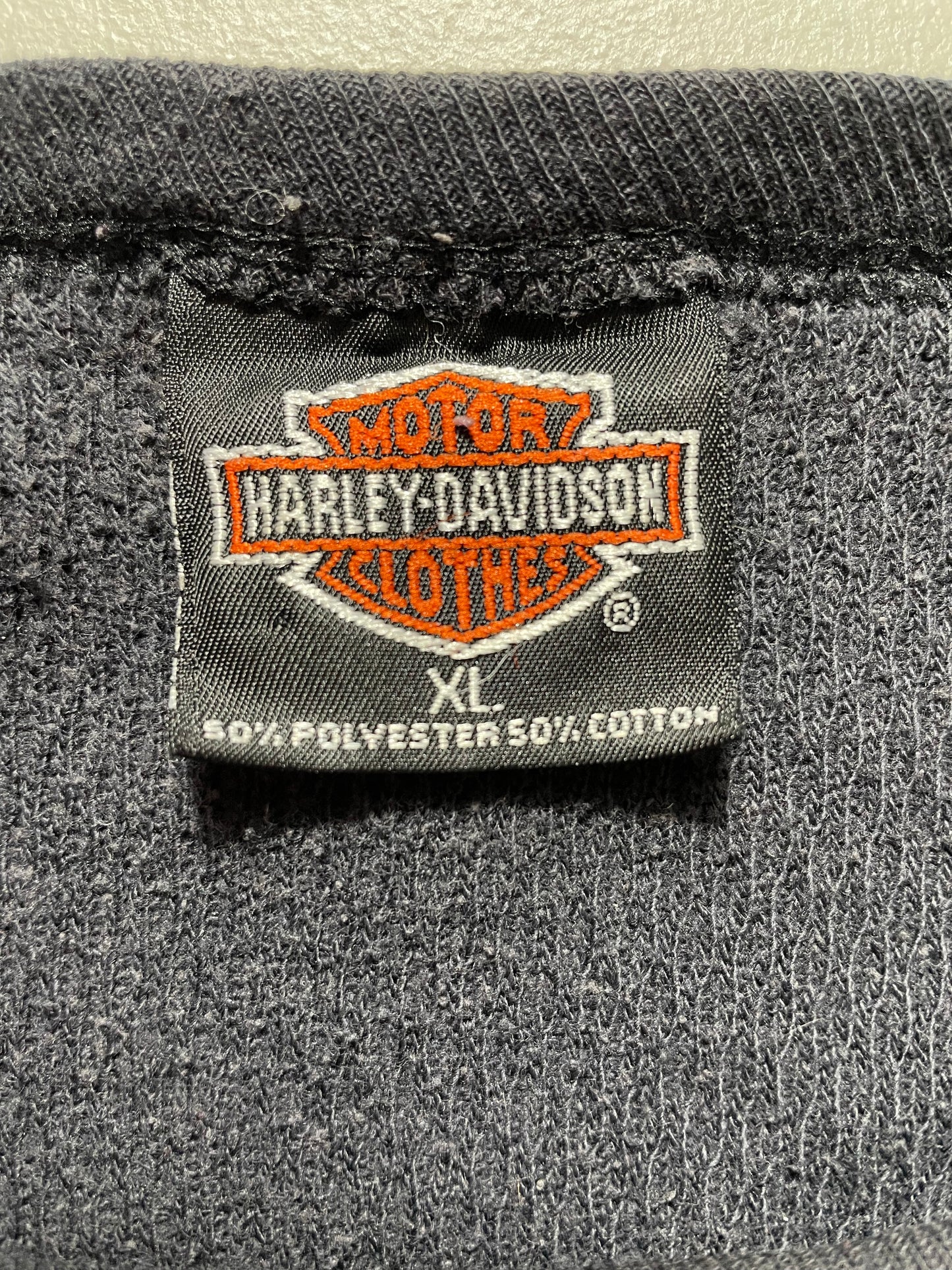 1992 HARLEY DAVIDSON Made in USA Size XL Vintage Long Sleeve T-Shirt / K6318