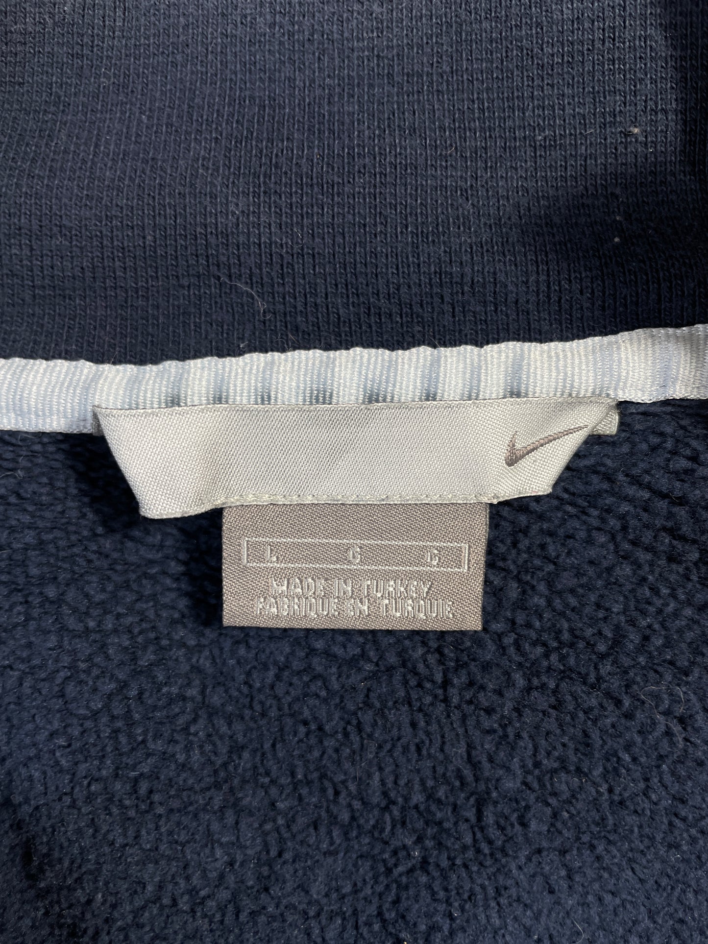 00’ NIKE MINI SWOOSH Size L Half Zip-up Sweat-shirt / A8067