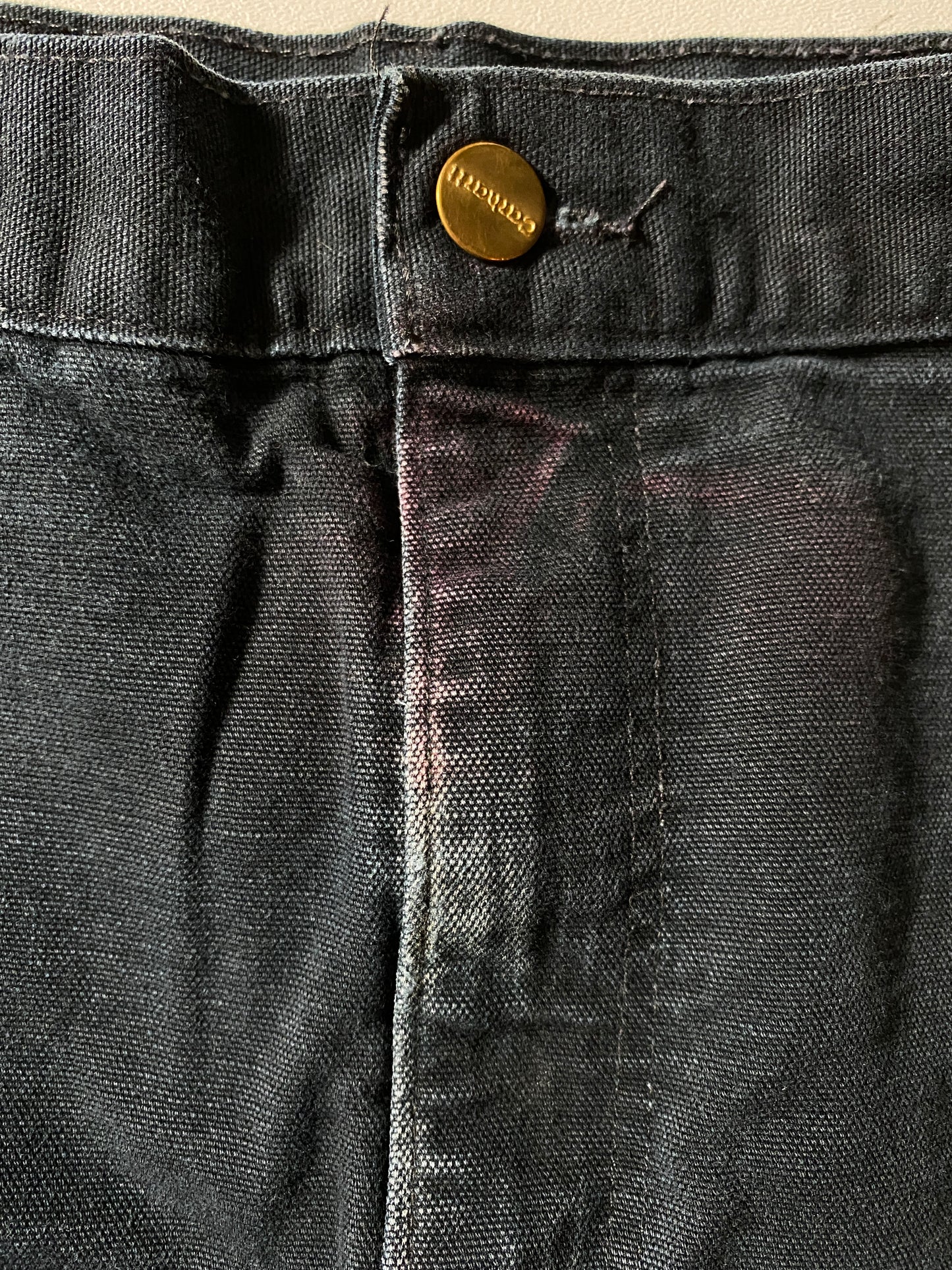 Vintage CARHARTT Size W40xL32 Double Knee Duck Pants / E1319P