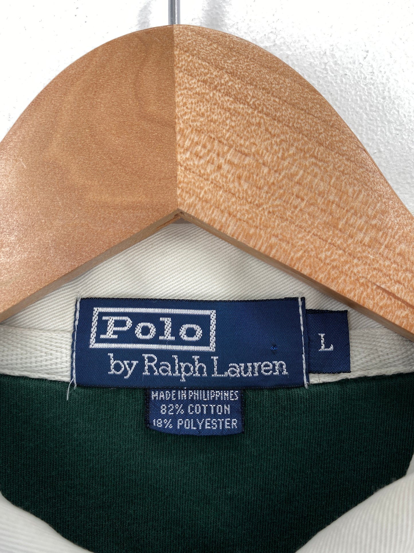 90's POLO RALPH LAUREN Size L Vintage Polo Shirt / A3658