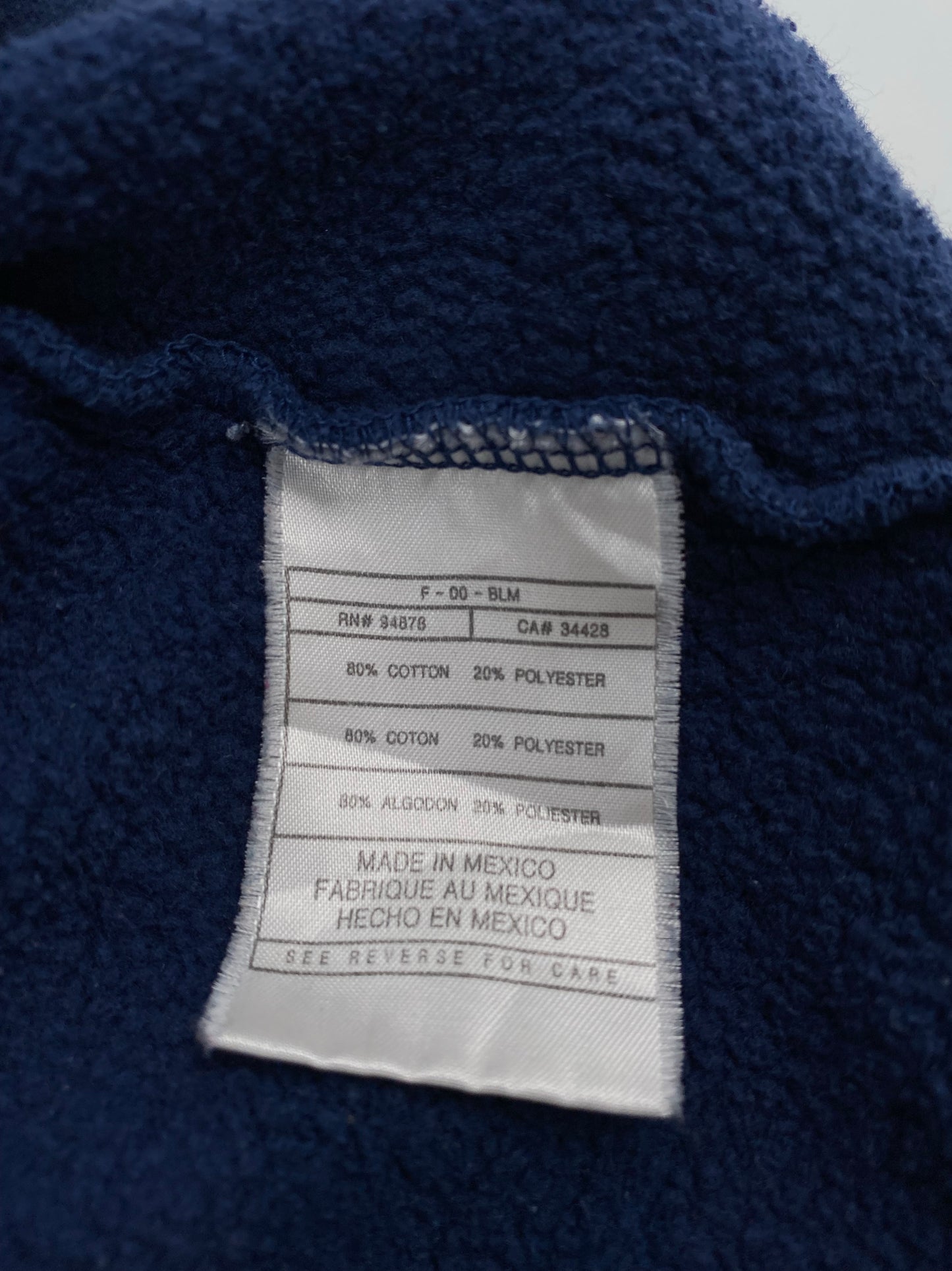 00' NIKE UNIVERSITY OF NORTH CAROLINA Size L Vintage Sweat-Shirt / K4602